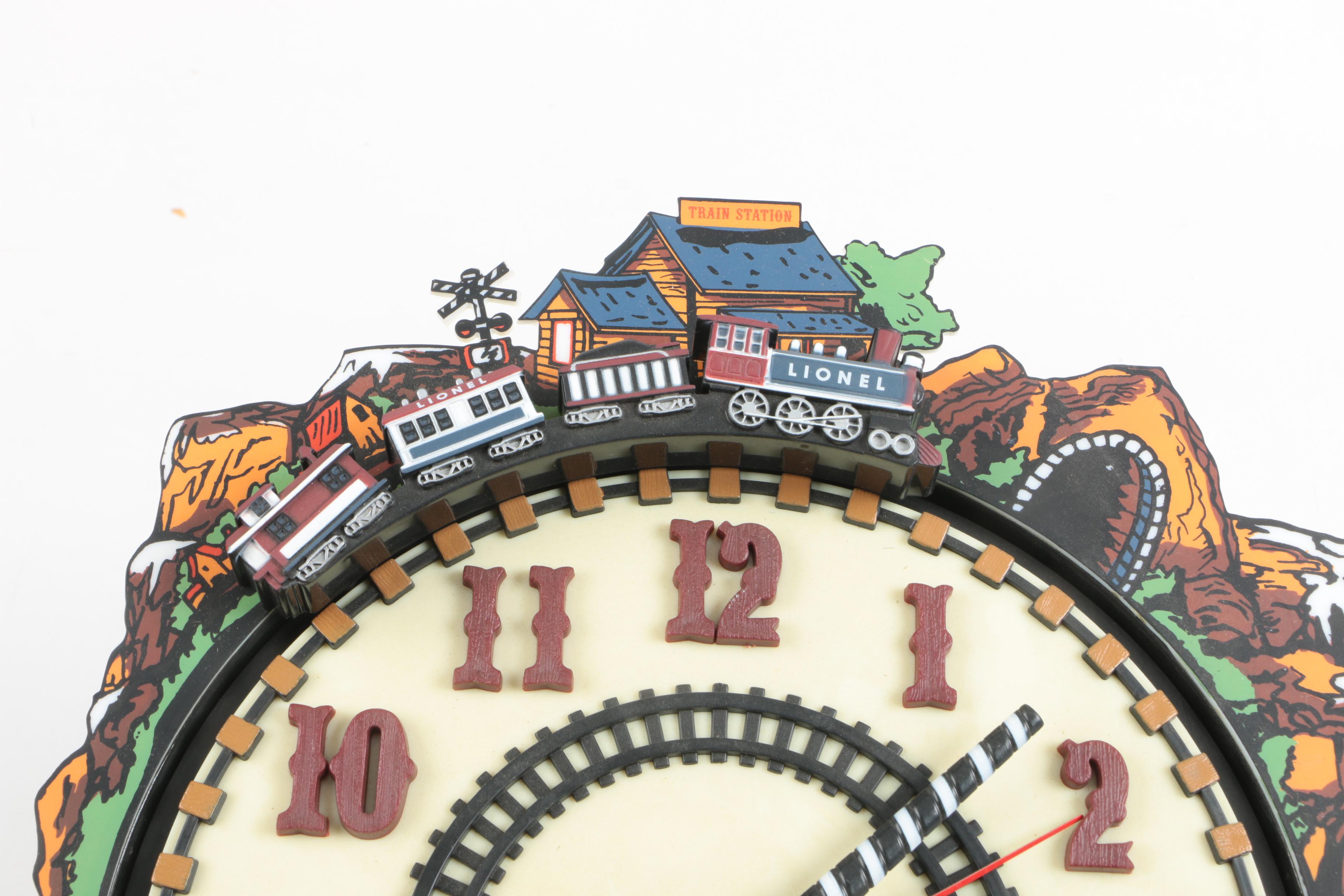 Lionel Centennial Train Clock EBTH
