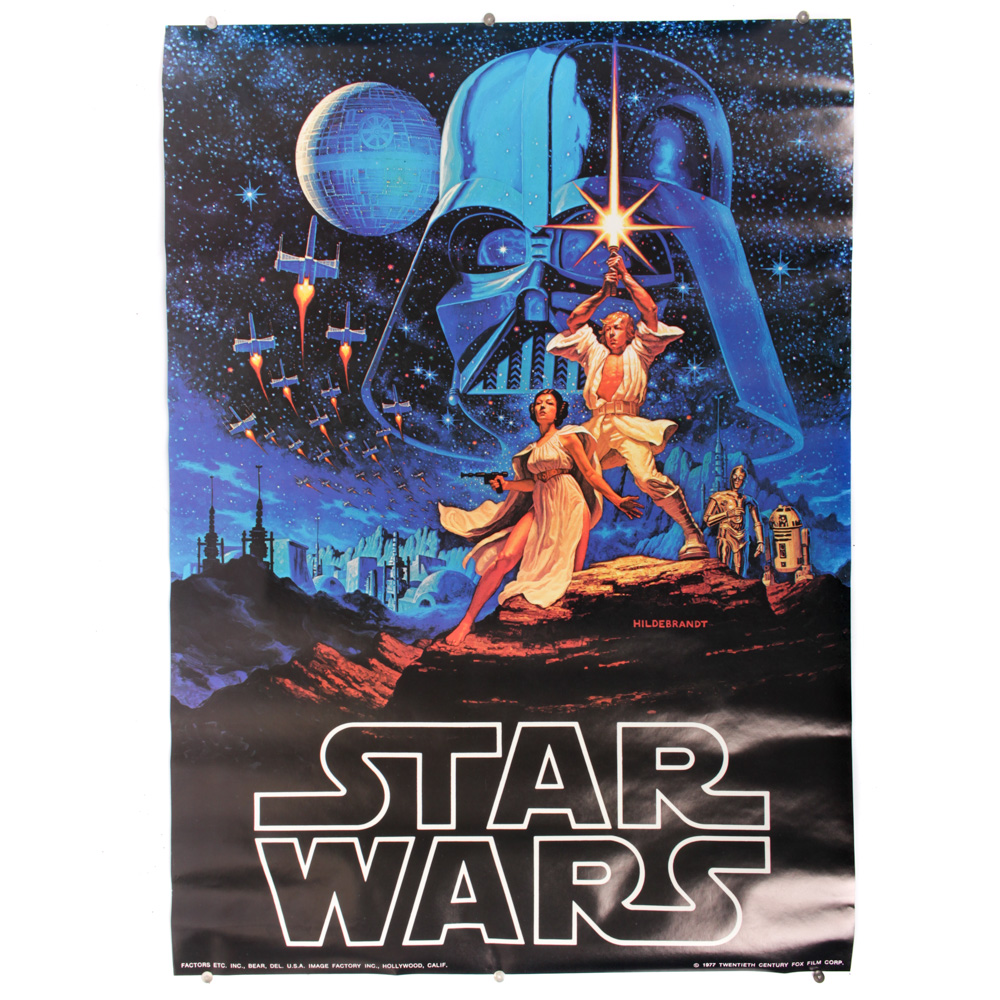 Original 1977 "Star Wars" Poster EBTH