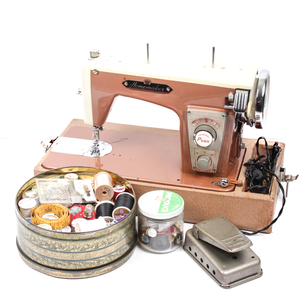 Vintage Homemaker Sewing Machine EBTH