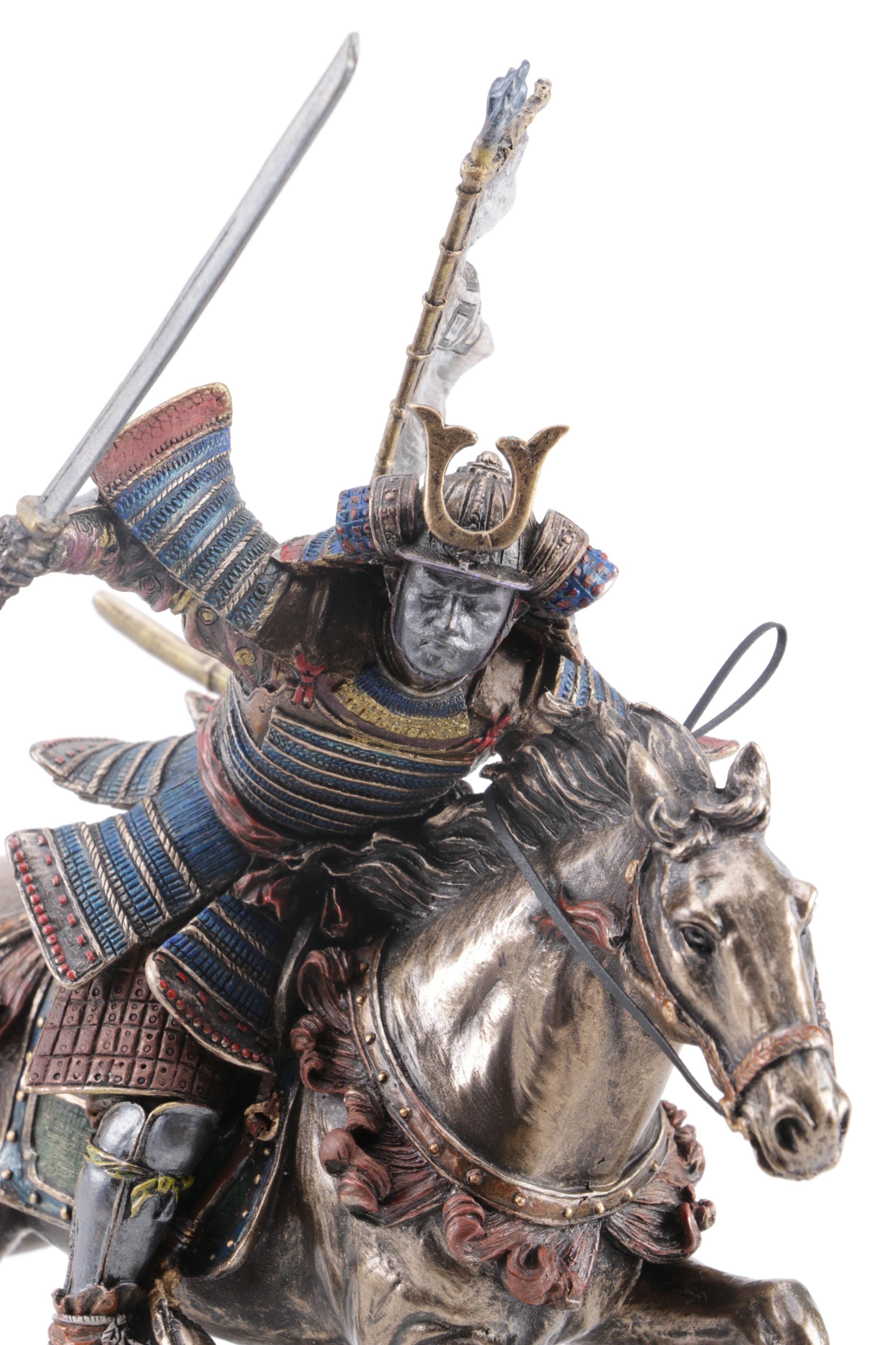 Studio Collection Bronze Veronese Design Samurai Figurines EBTH