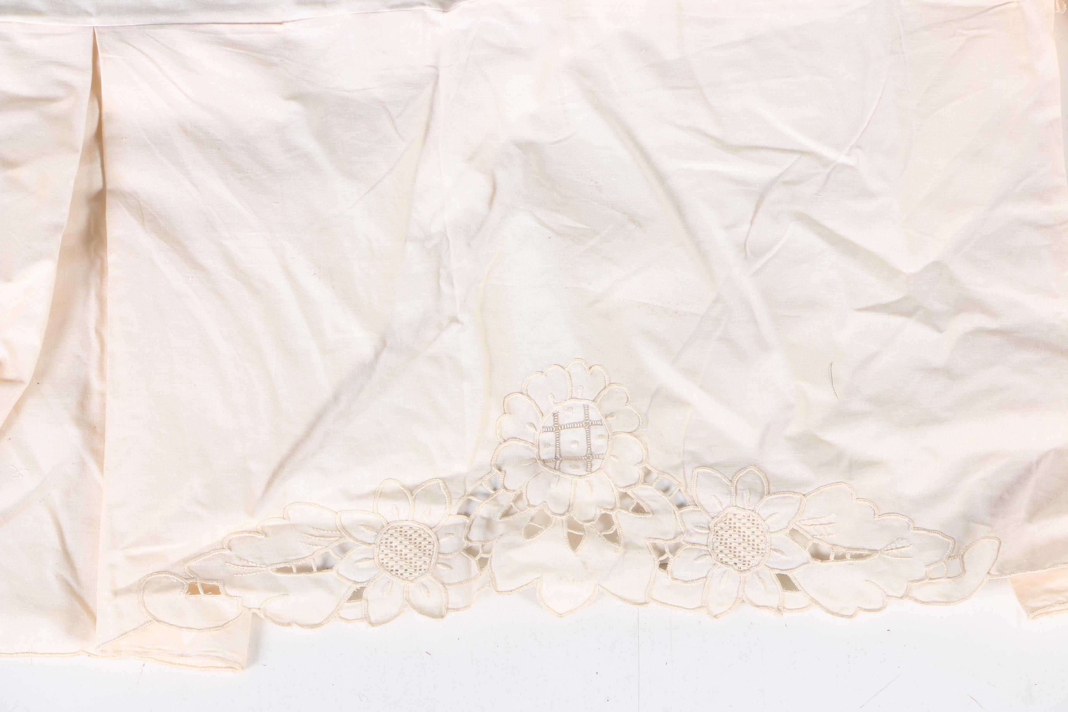 Battenberg Lace Bed Skirt EBTH