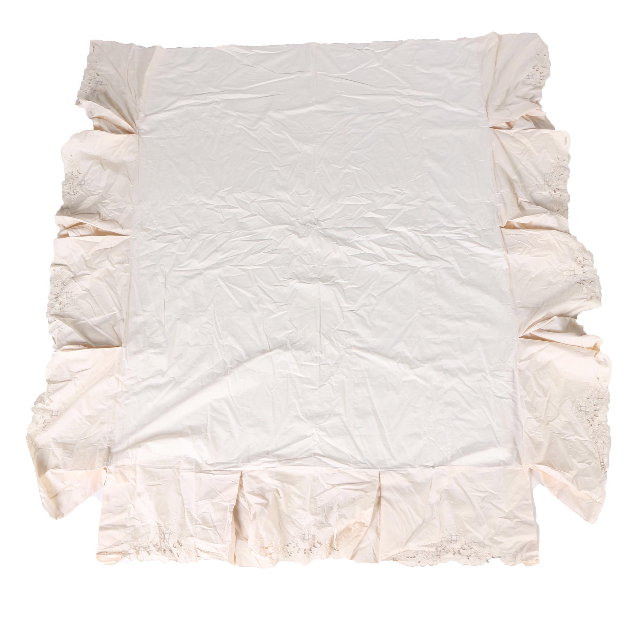 Battenberg Lace Bed Skirt EBTH