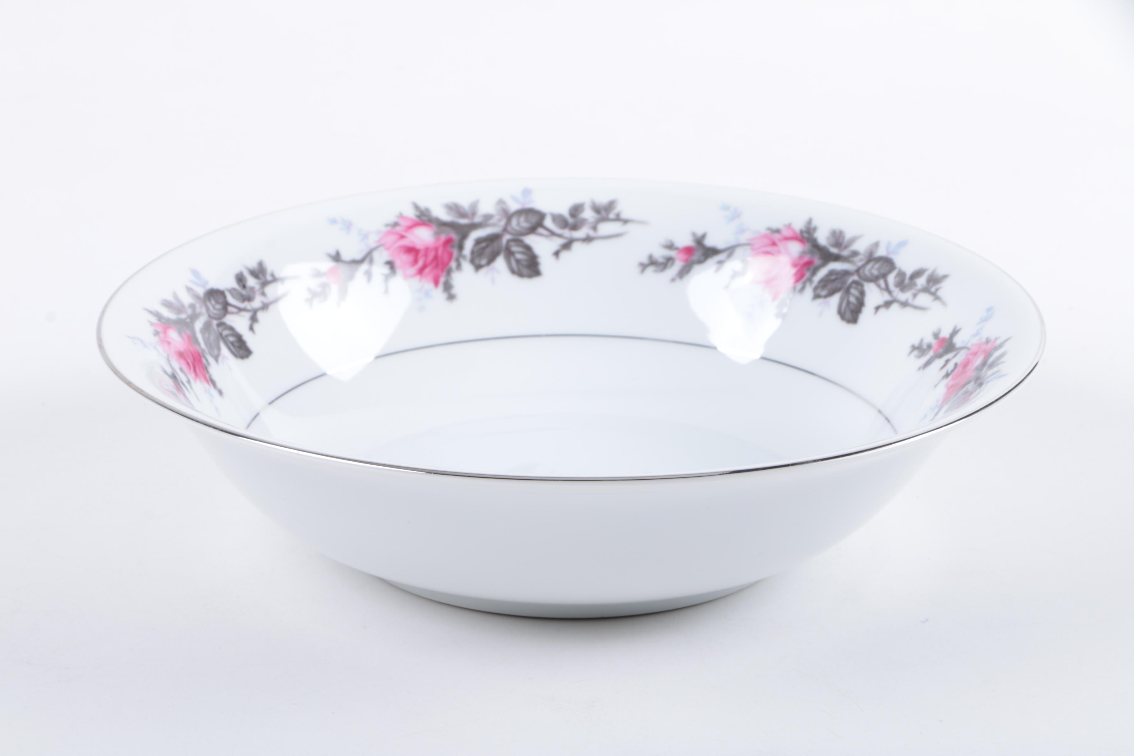Vintage Kyoto "Silverose" Porcelain Tableware EBTH