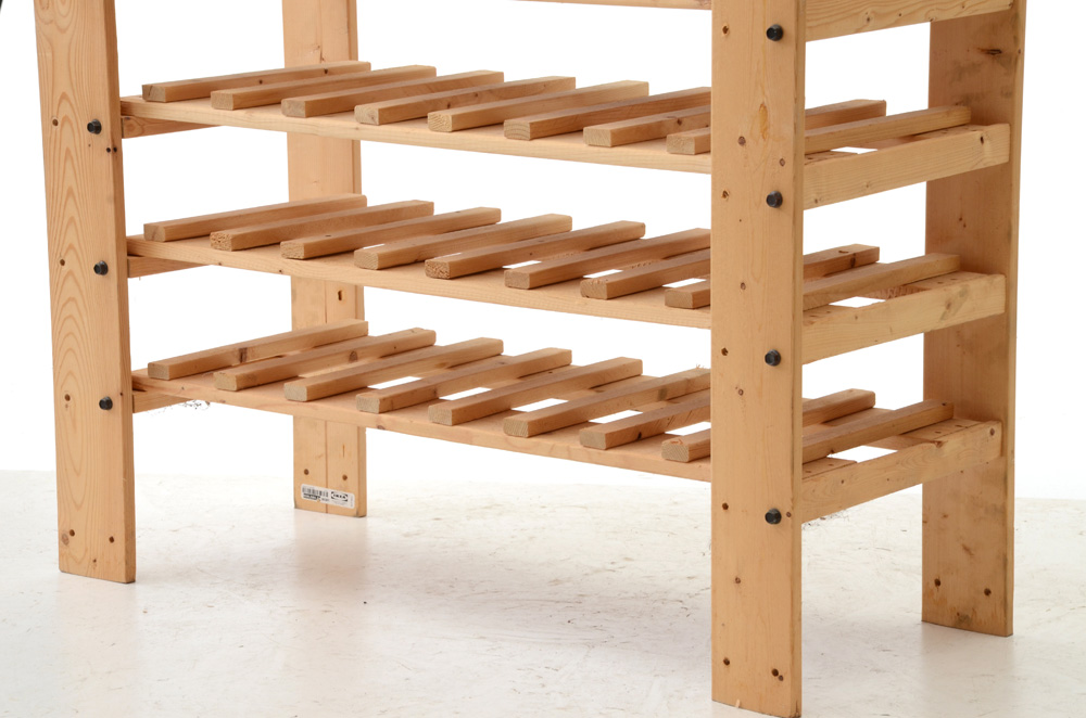 Ikea Wooden Wine Storage Rack EBTH