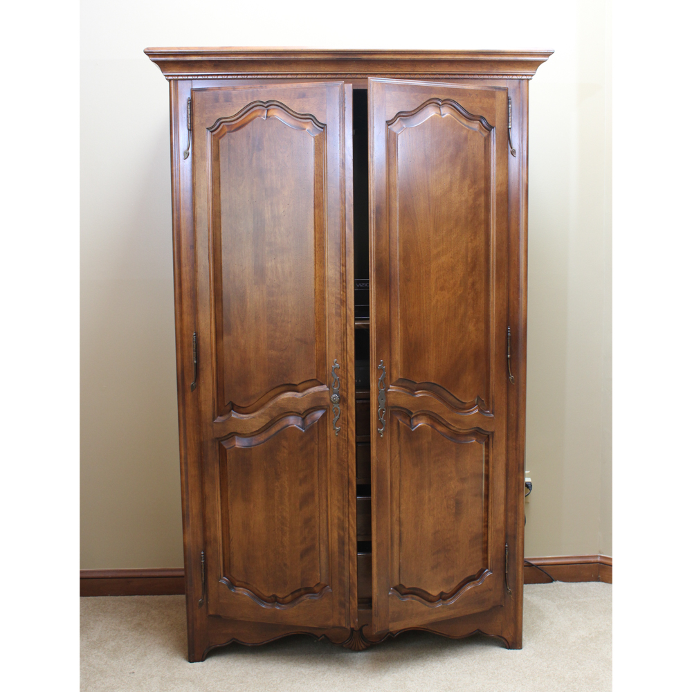Oak Armoire by Ethan Allen EBTH