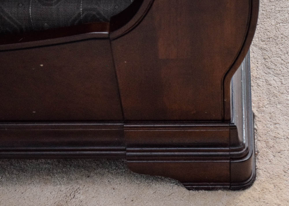 Havertys Orleans Collection King Sized Sleigh Bed EBTH