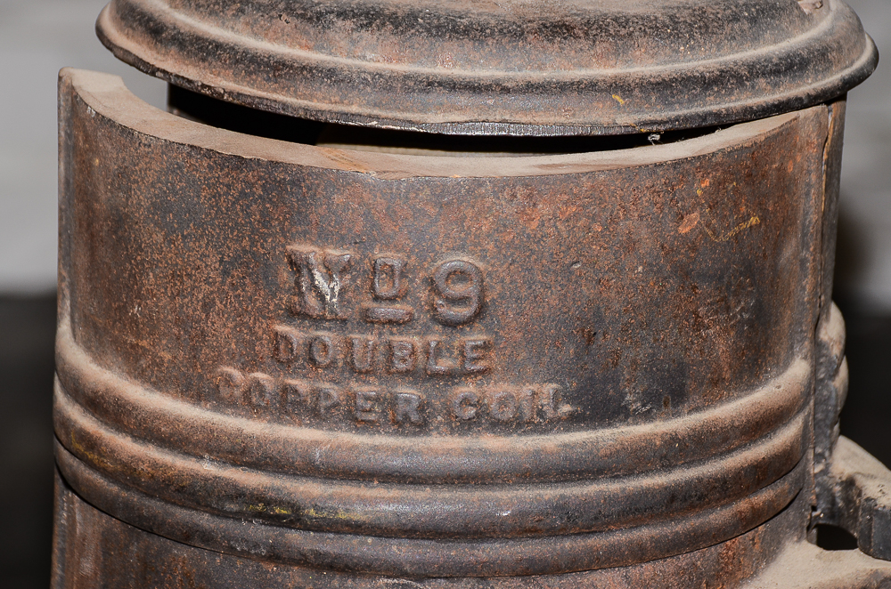 Antique Hoffman Heater Company No. 9 Double Copper Coil "Cottage" Water Heater EBTH