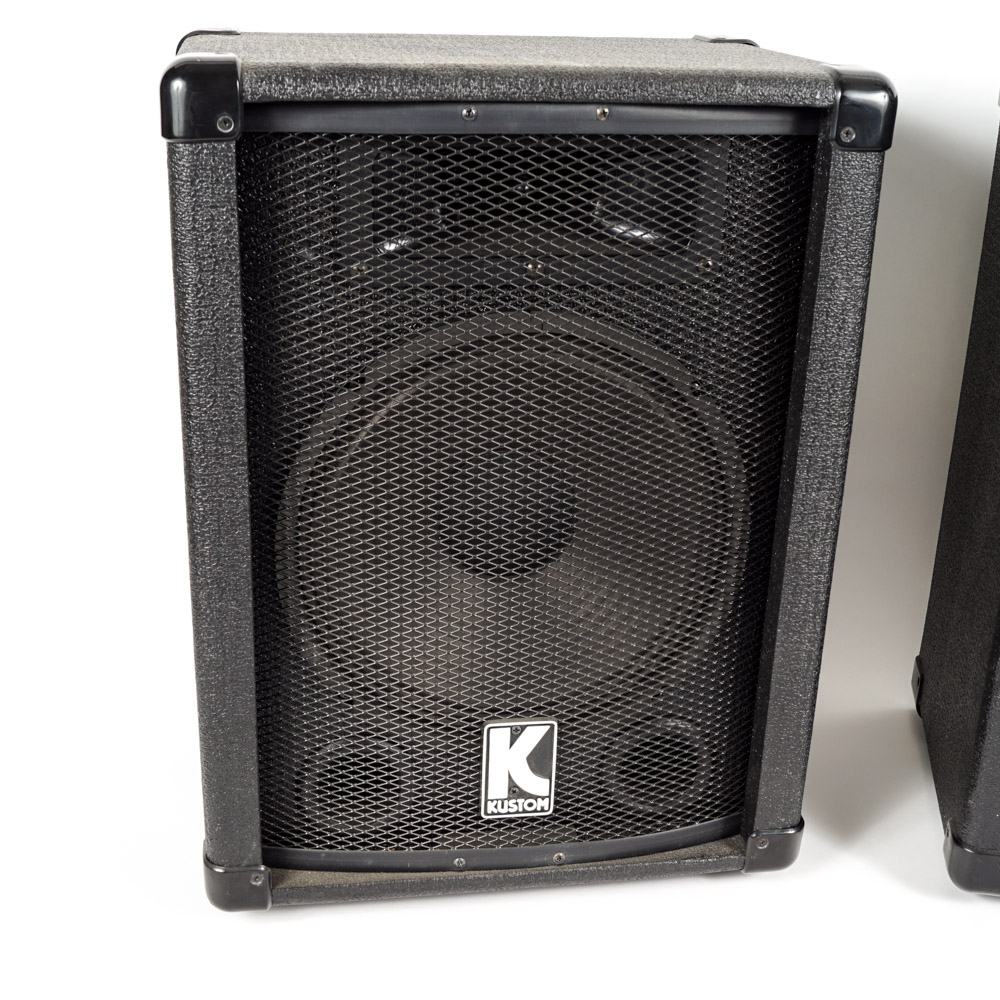 Kustom Speakers and Mixer Amplifier EBTH