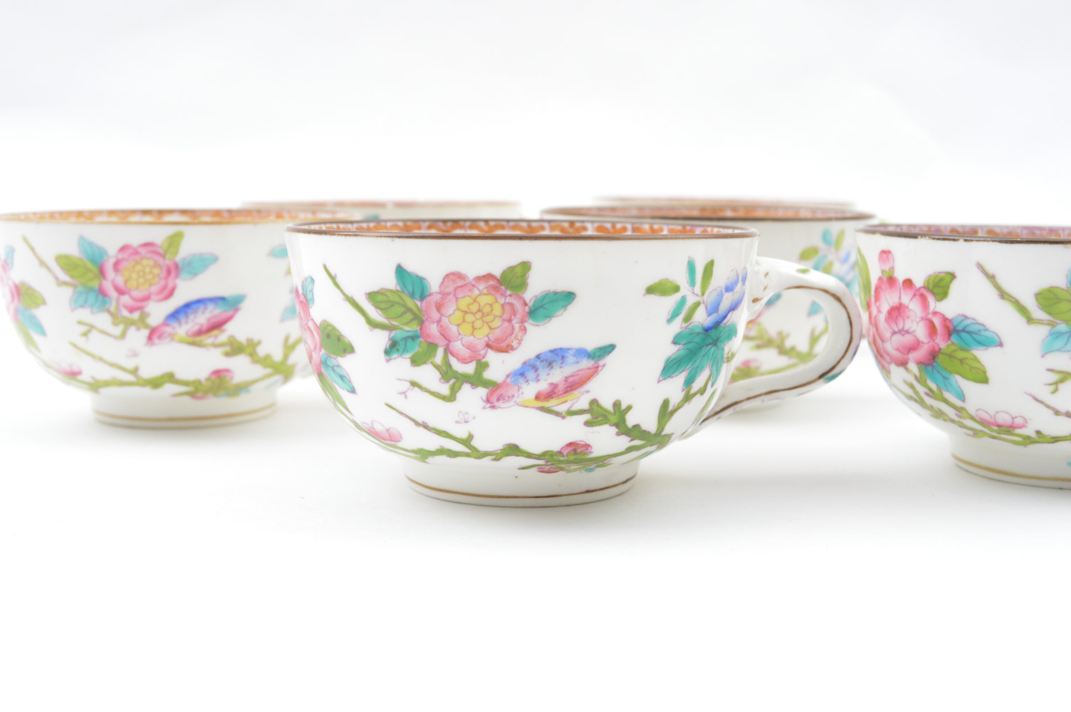 Antique Mintons for Burley & Co. Chicago "Cuckoo" Teacups EBTH