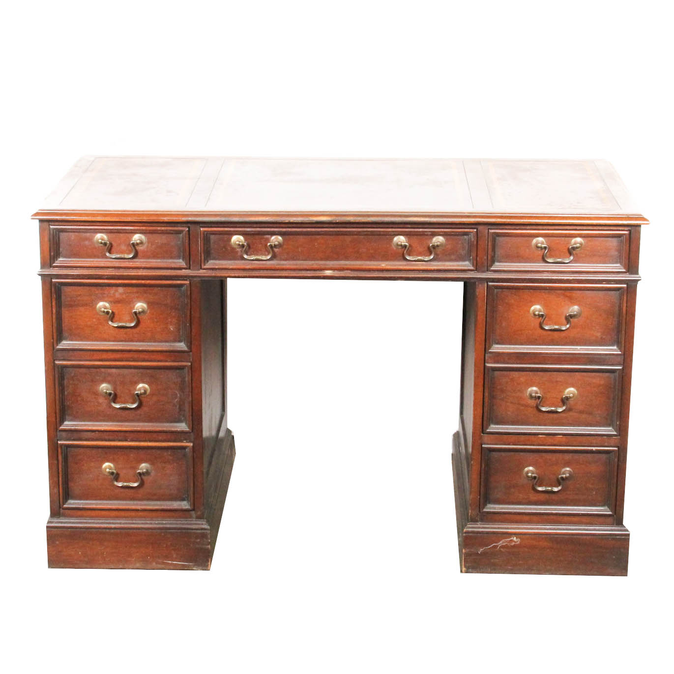 Sligh Furniture Vintage Mahogany Kneehole Desk EBTH