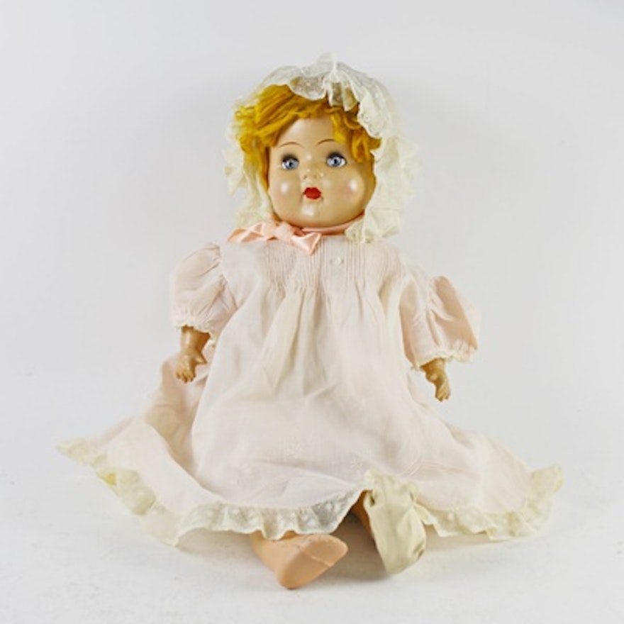 Vintage M&S Shillman Composition Doll