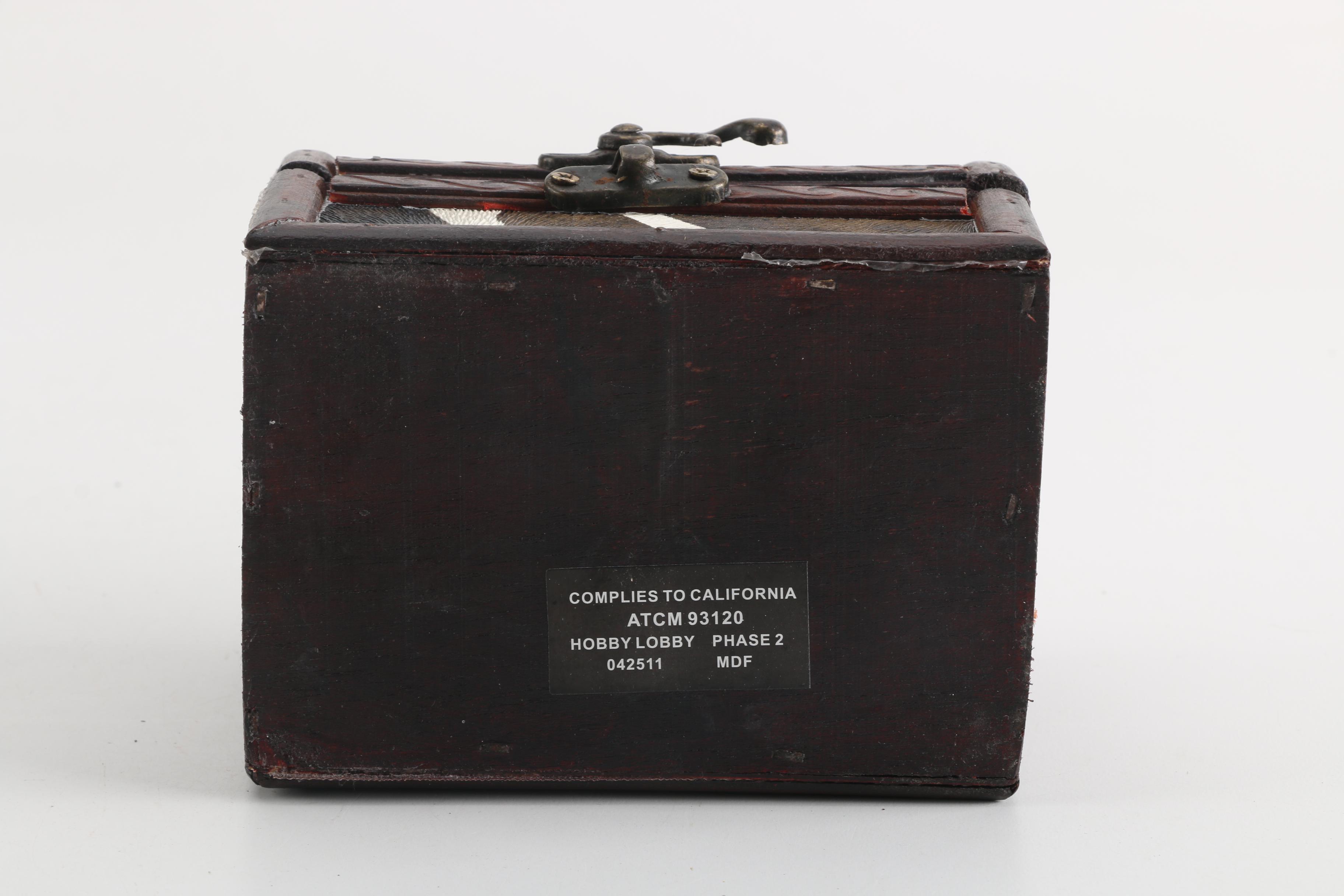 Four Decorative Hinged Boxes EBTH