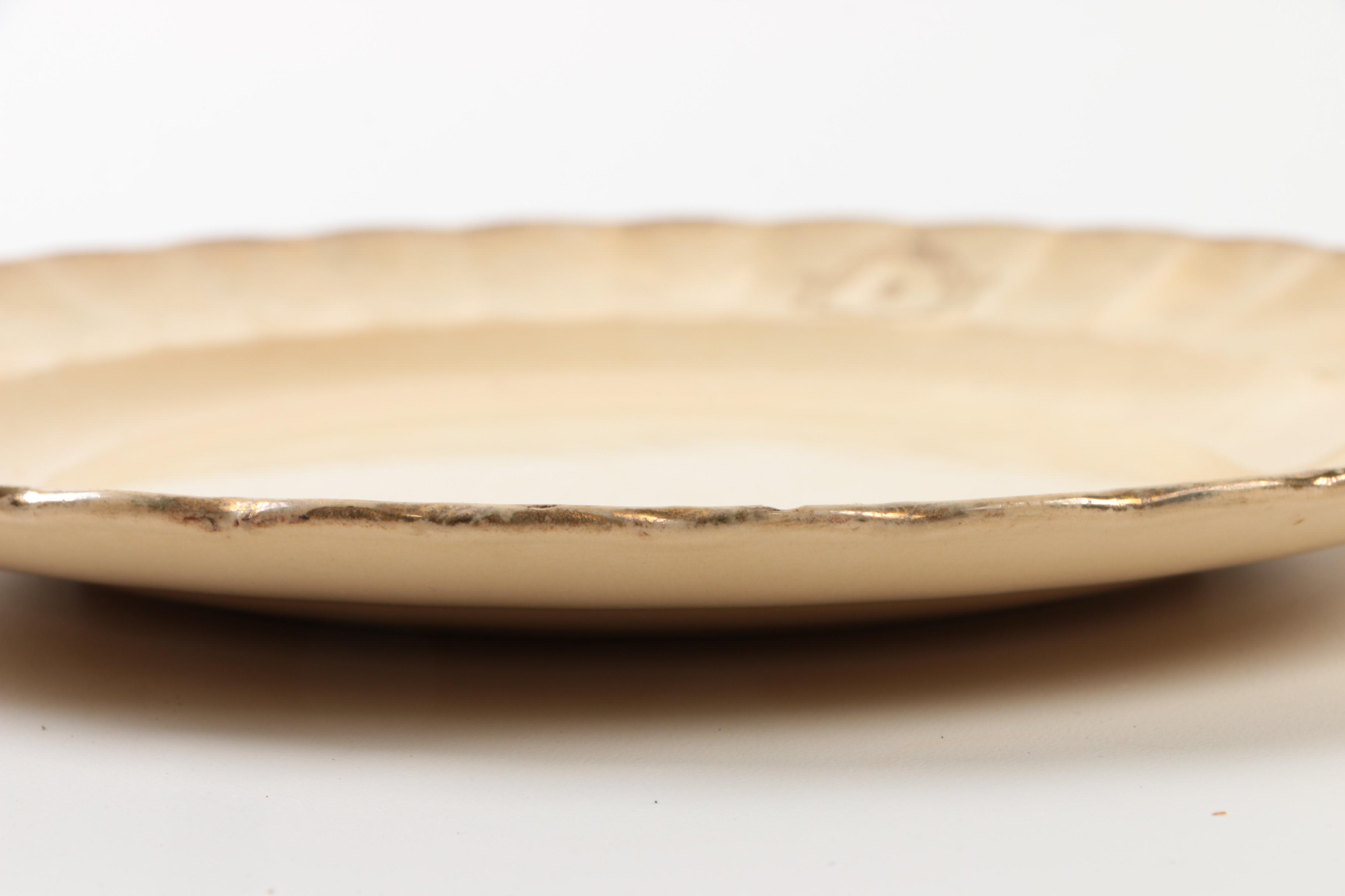 Vintage Golden Ware by Sebring 22K GoldRimmed Plates EBTH