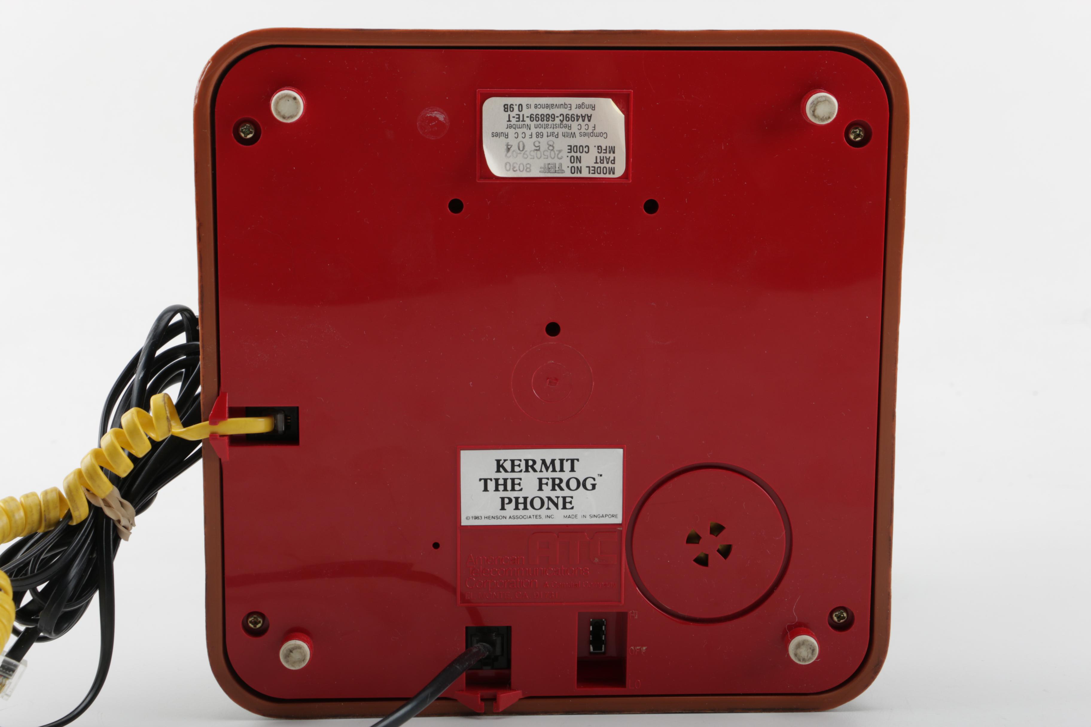 Vintage Kermit the Frog Phone EBTH