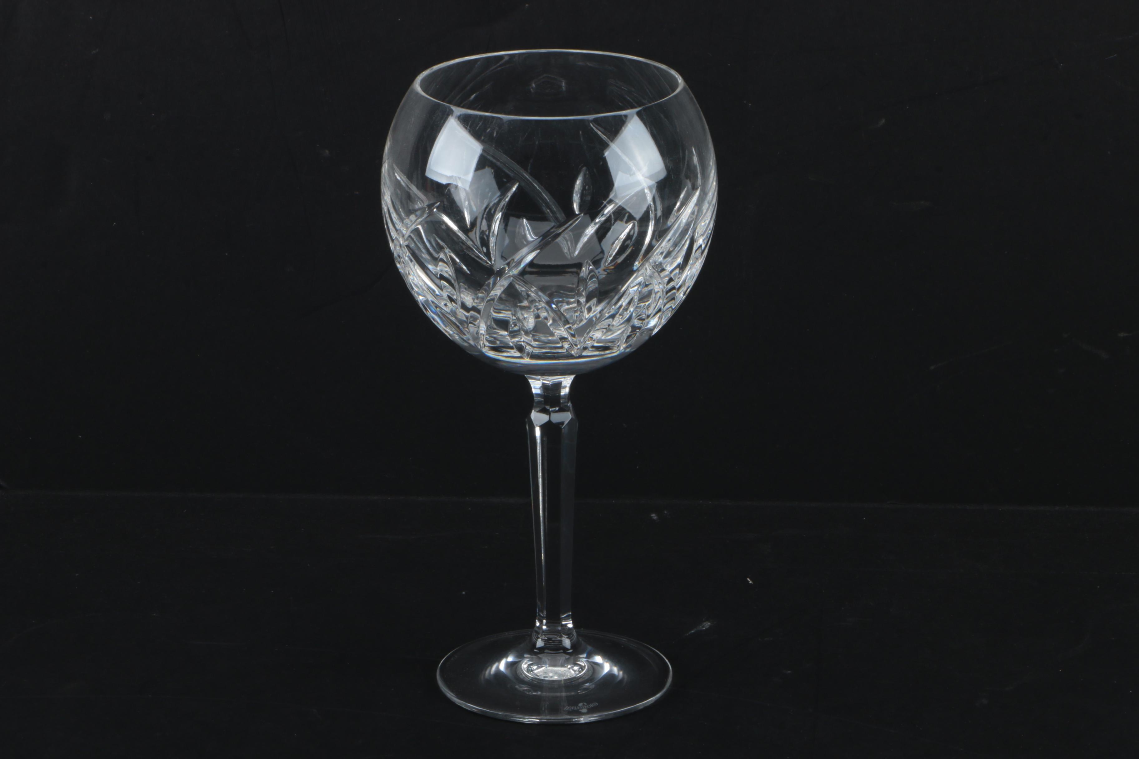 Waterford Crystal "Lucerne" Balloon Wine Glasses EBTH