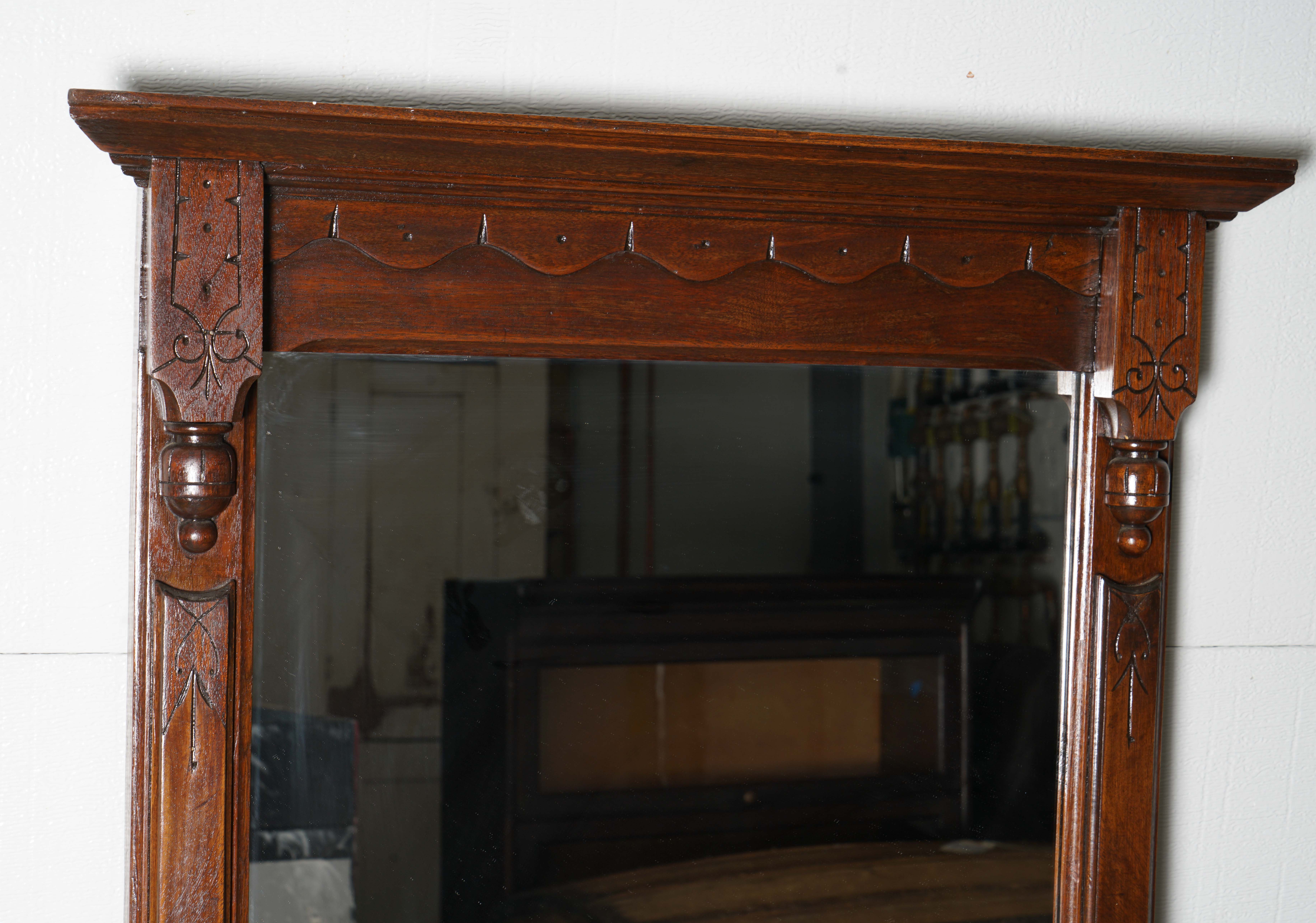 Antique Eastlake Style Wall Mirror EBTH