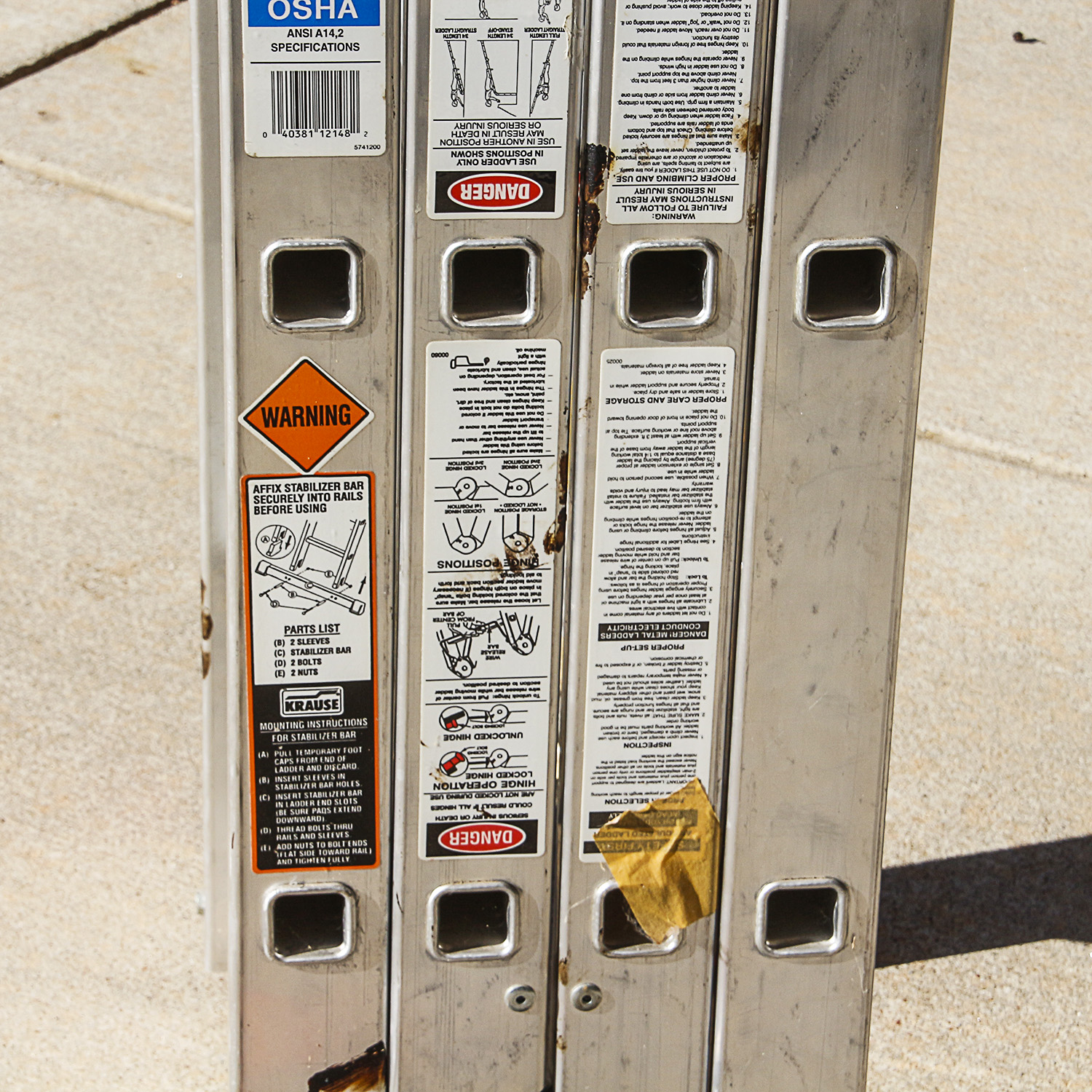 Krause 12' Extension Ladder EBTH