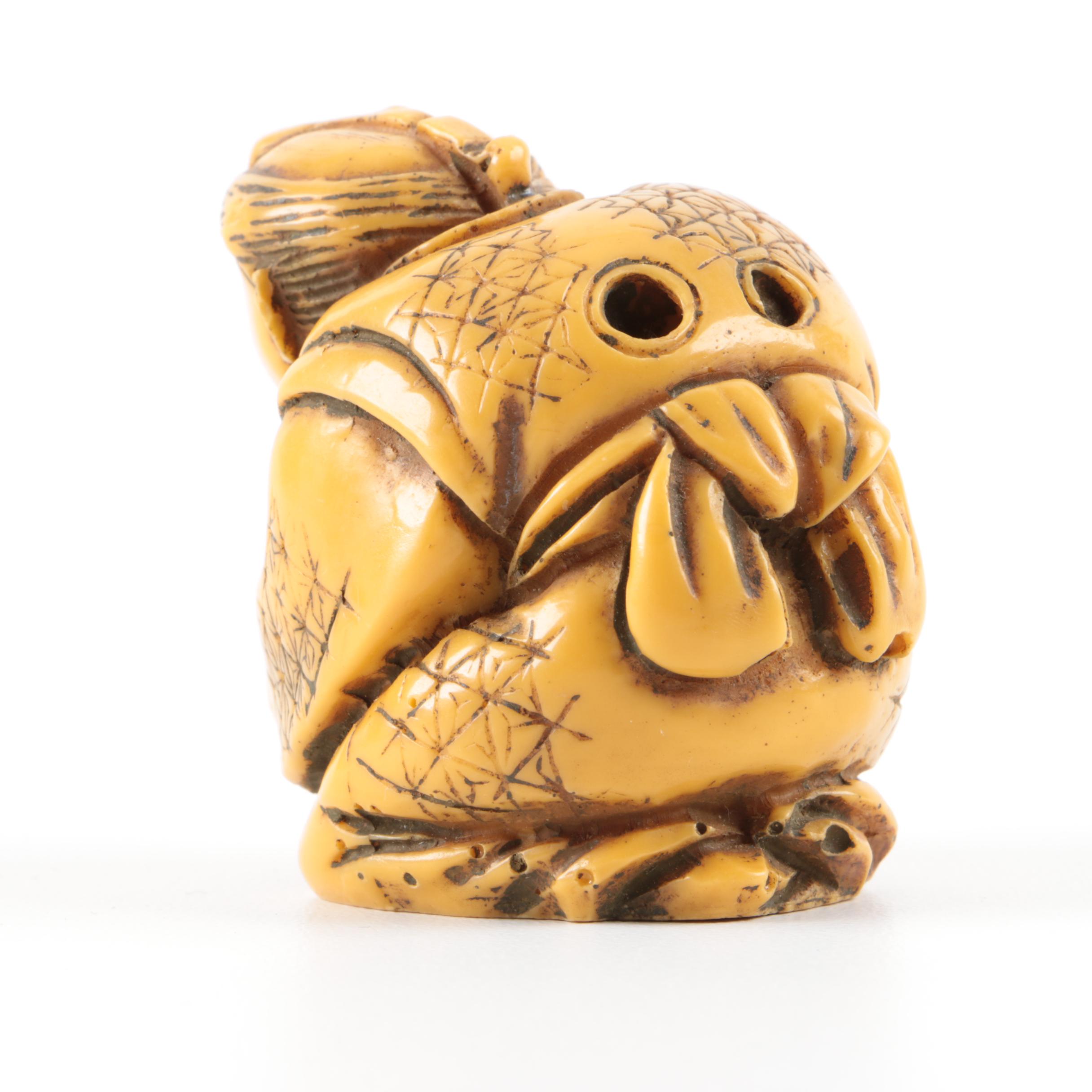 Japanese Resin Netsuke EBTH