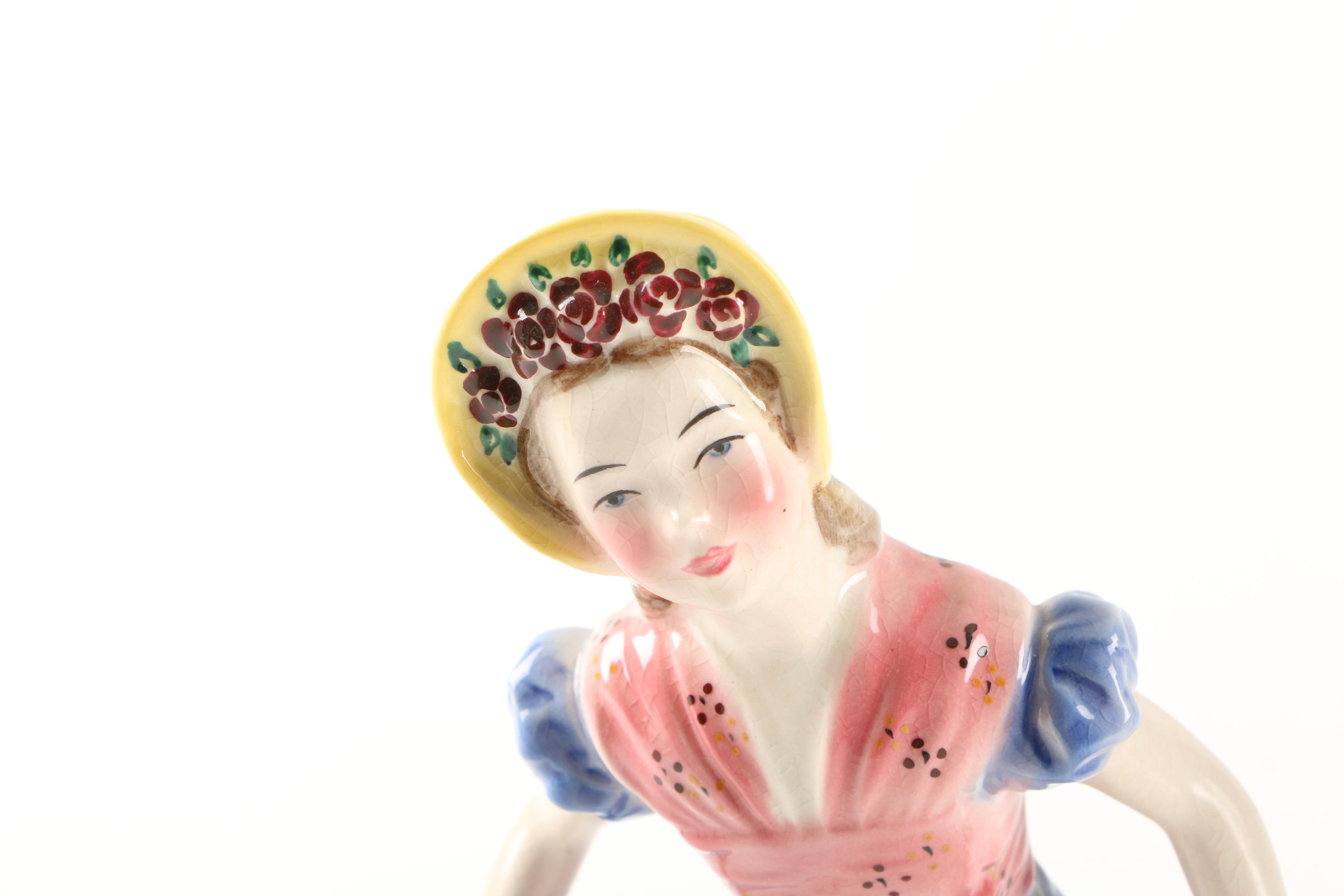 Goldcrest Ceramic Figurines "First Party" Signed P. Porcher EBTH