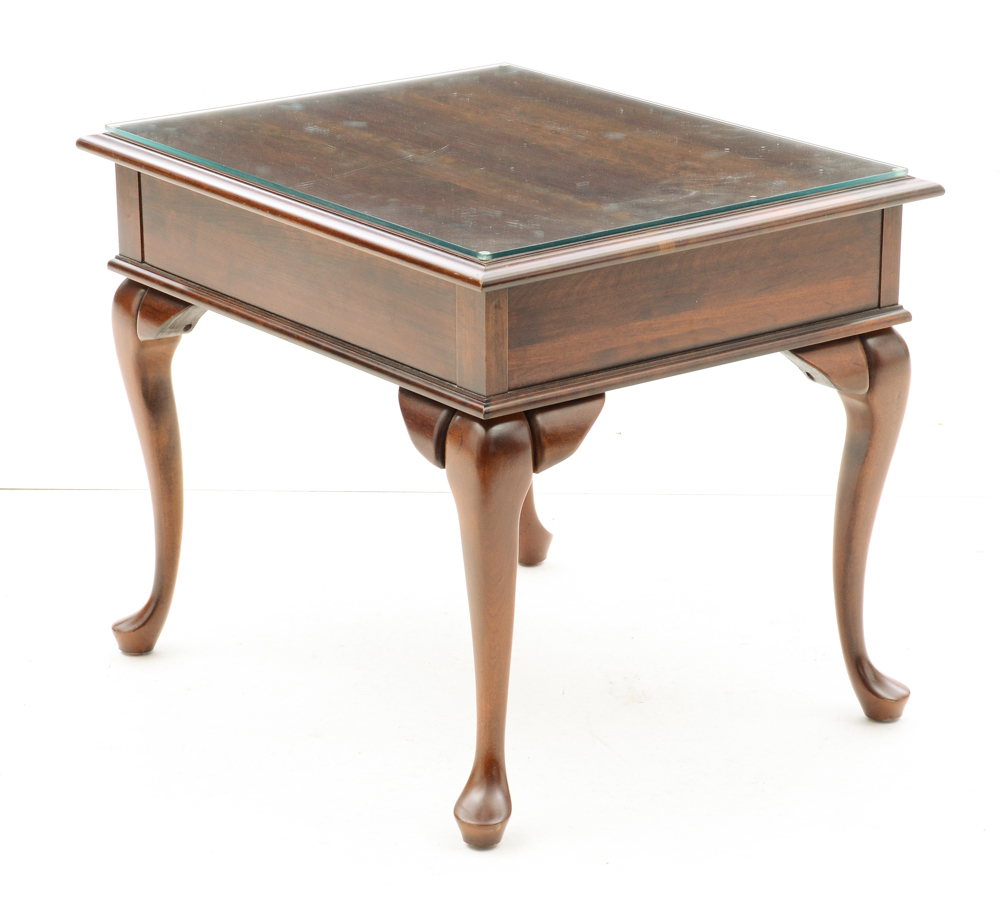 Pair of Cherry End Tables EBTH