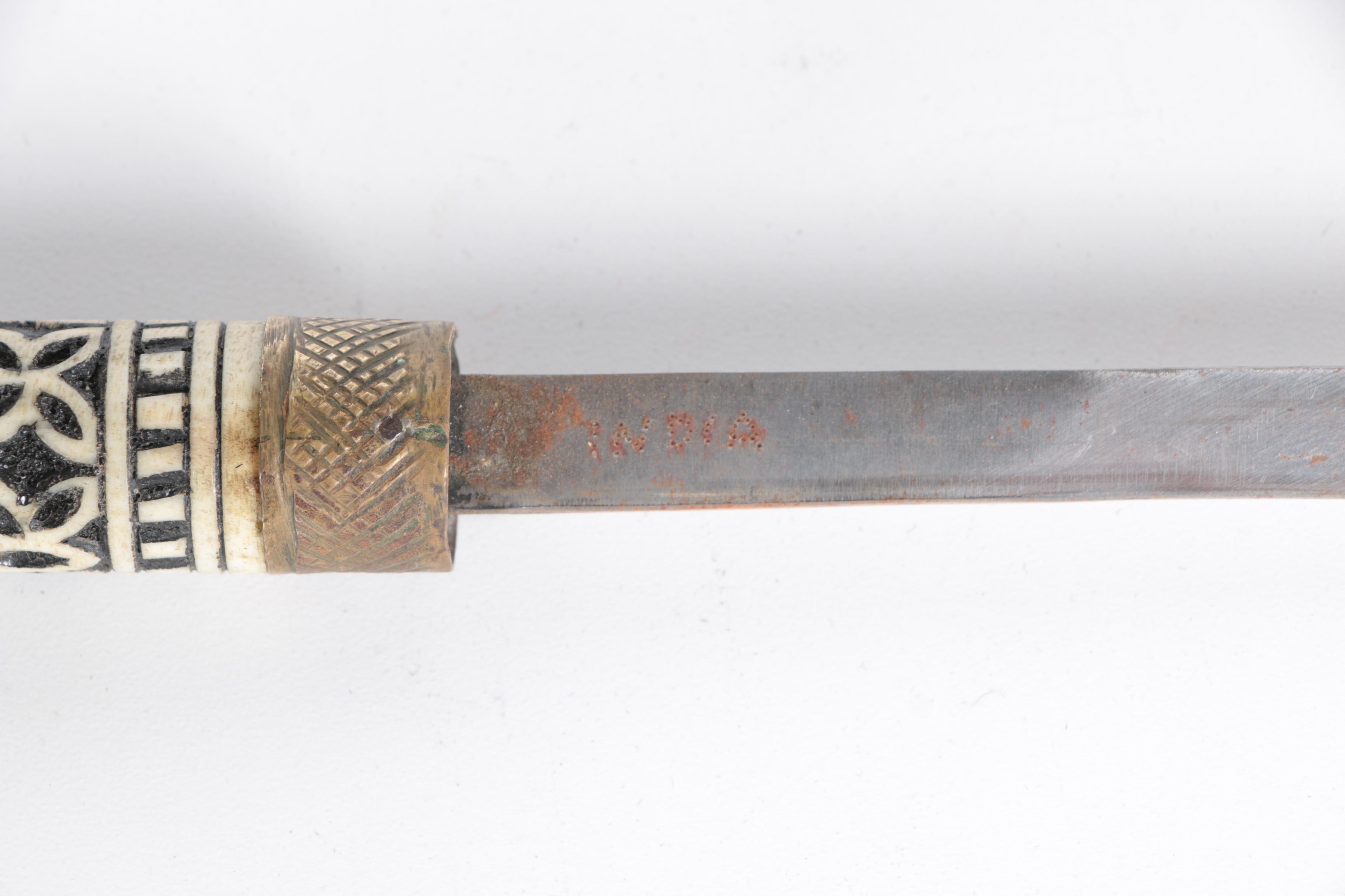 Vintage Indian Sword Cane EBTH