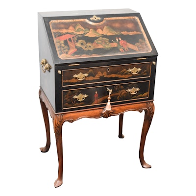Theodore Alexander "Althorp" Chinoiserie Secretary Theodore Alexander "Althorp" Chinoiserie Secretary