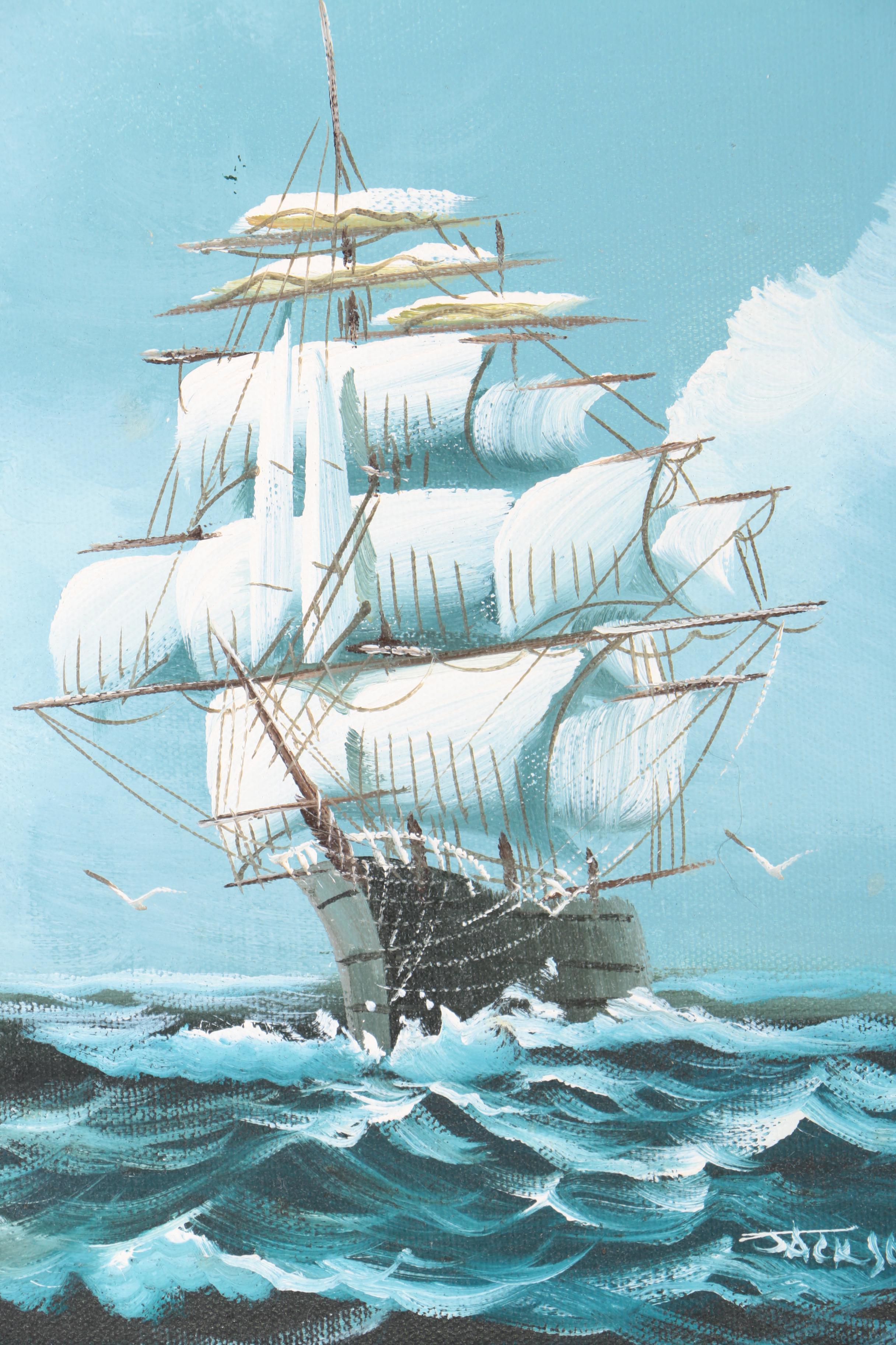 Jackson Oil Painting On Canvas Of A Sailing Ship EBTH   1511974985334 Aaf907e1a88a633be3f7417b83613311848763d26549c9bd201780b6d8d70f95.JPG