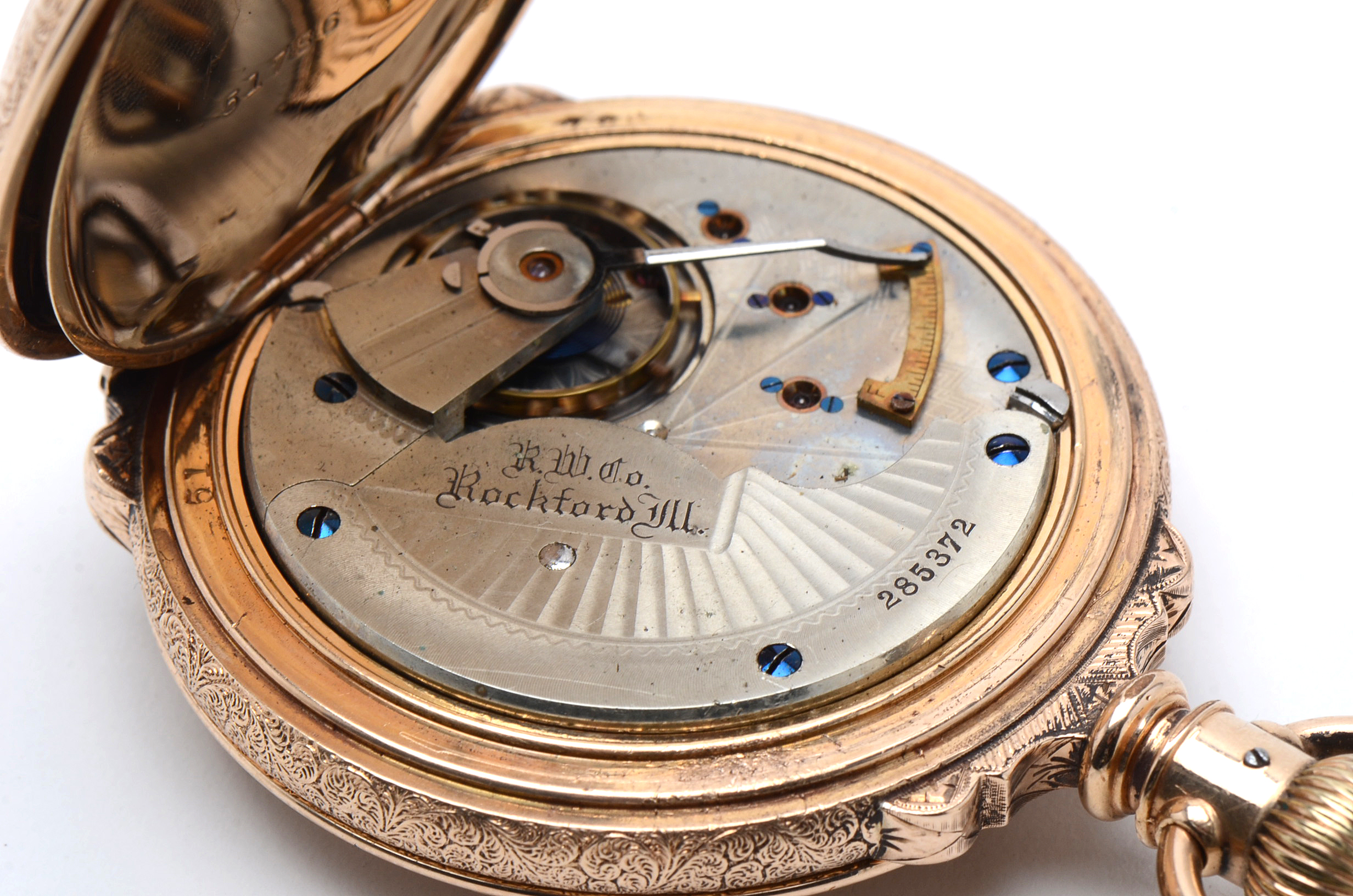 Antique Rockford GoldFilled Full Hunter Size 18 Pocket Watch EBTH