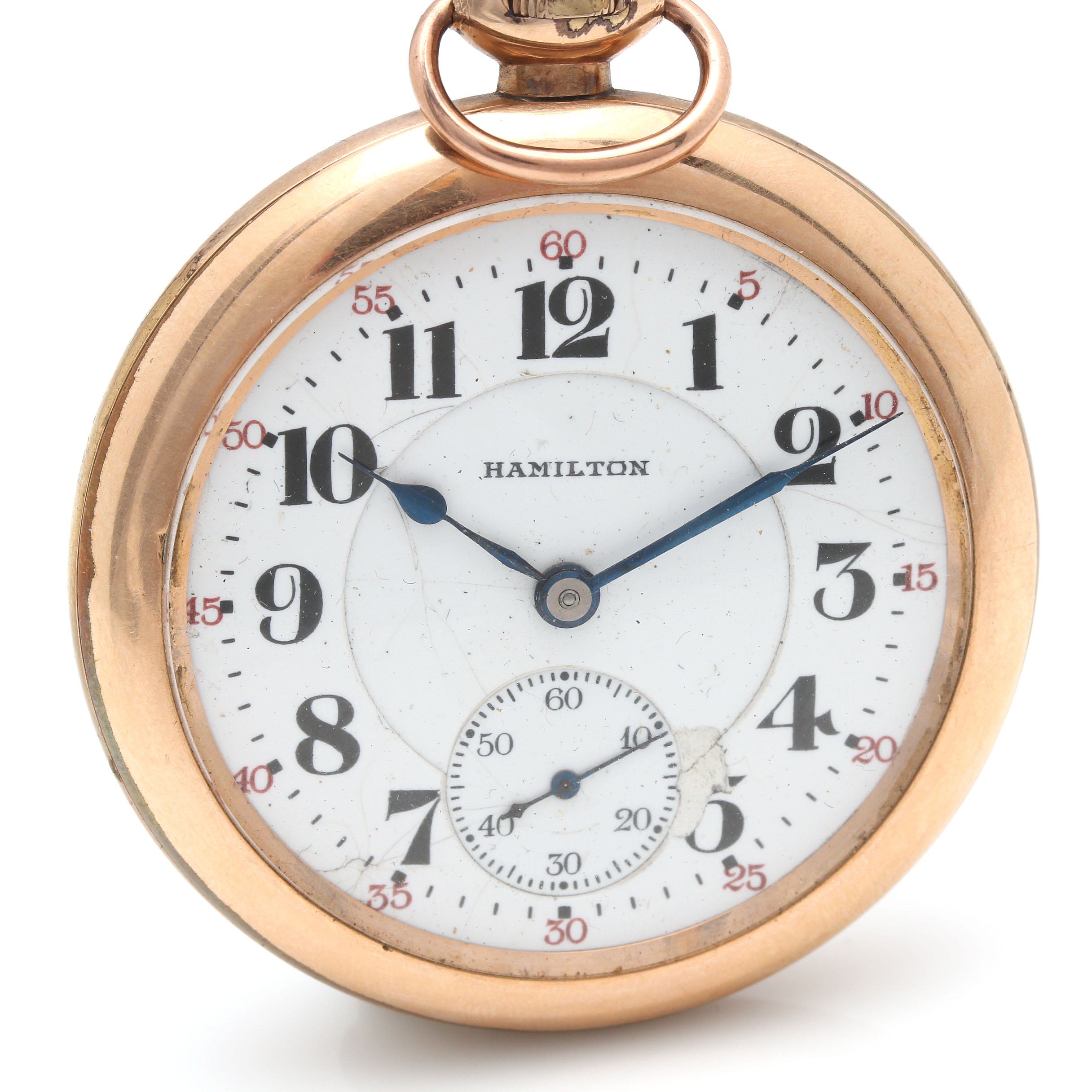 Vintage Hamilton Gold Filled Pocket Watch EBTH