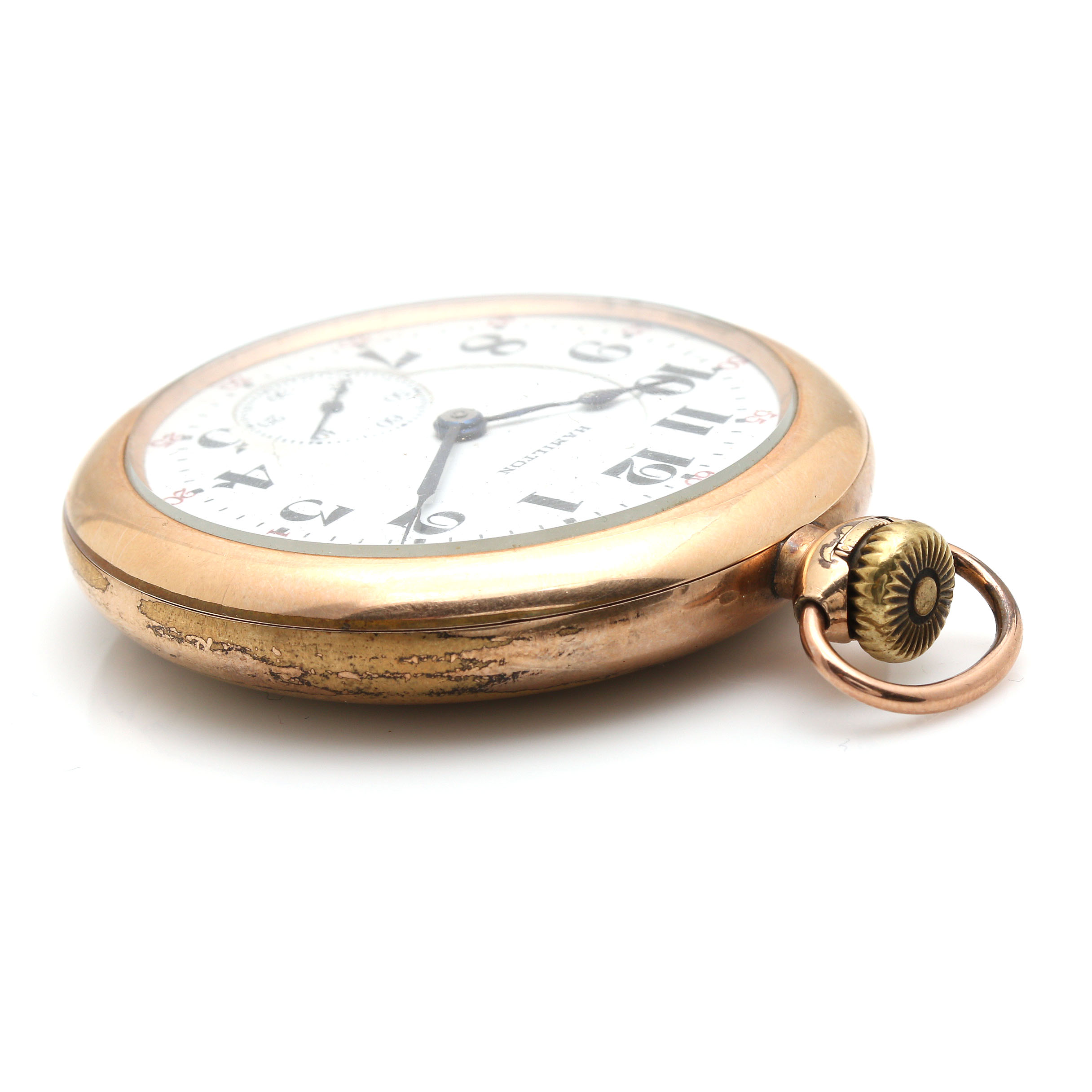 Vintage Hamilton Gold Filled Pocket Watch EBTH