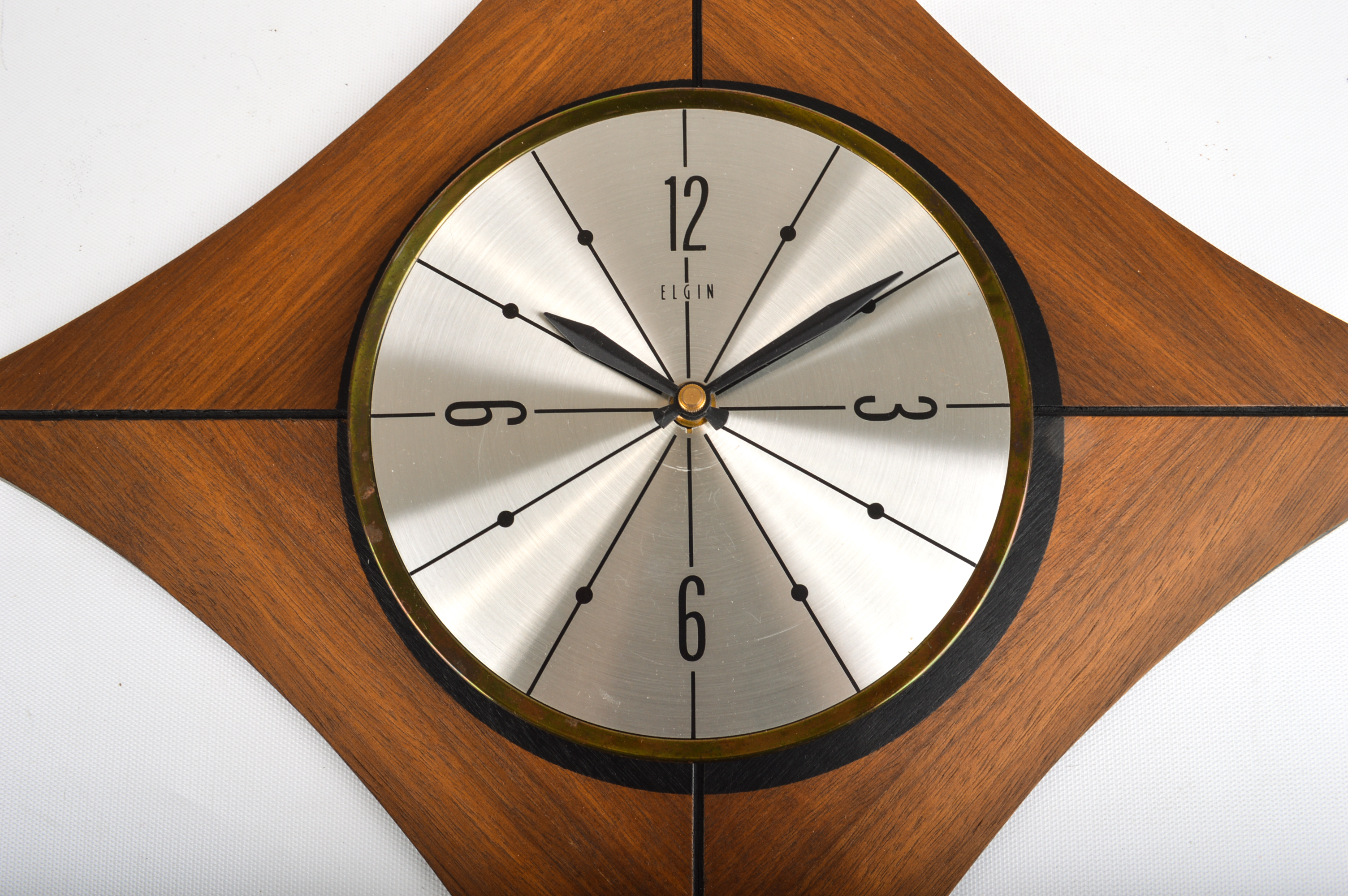 Mid Century Modern Elgin Wall Clock EBTH