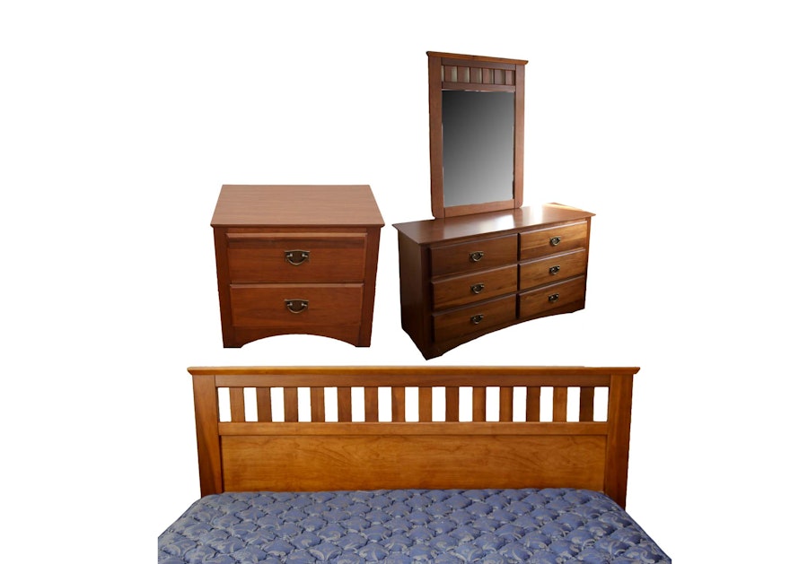 Mission Style Bedroom Set By Florida Furniture Industries Ebth