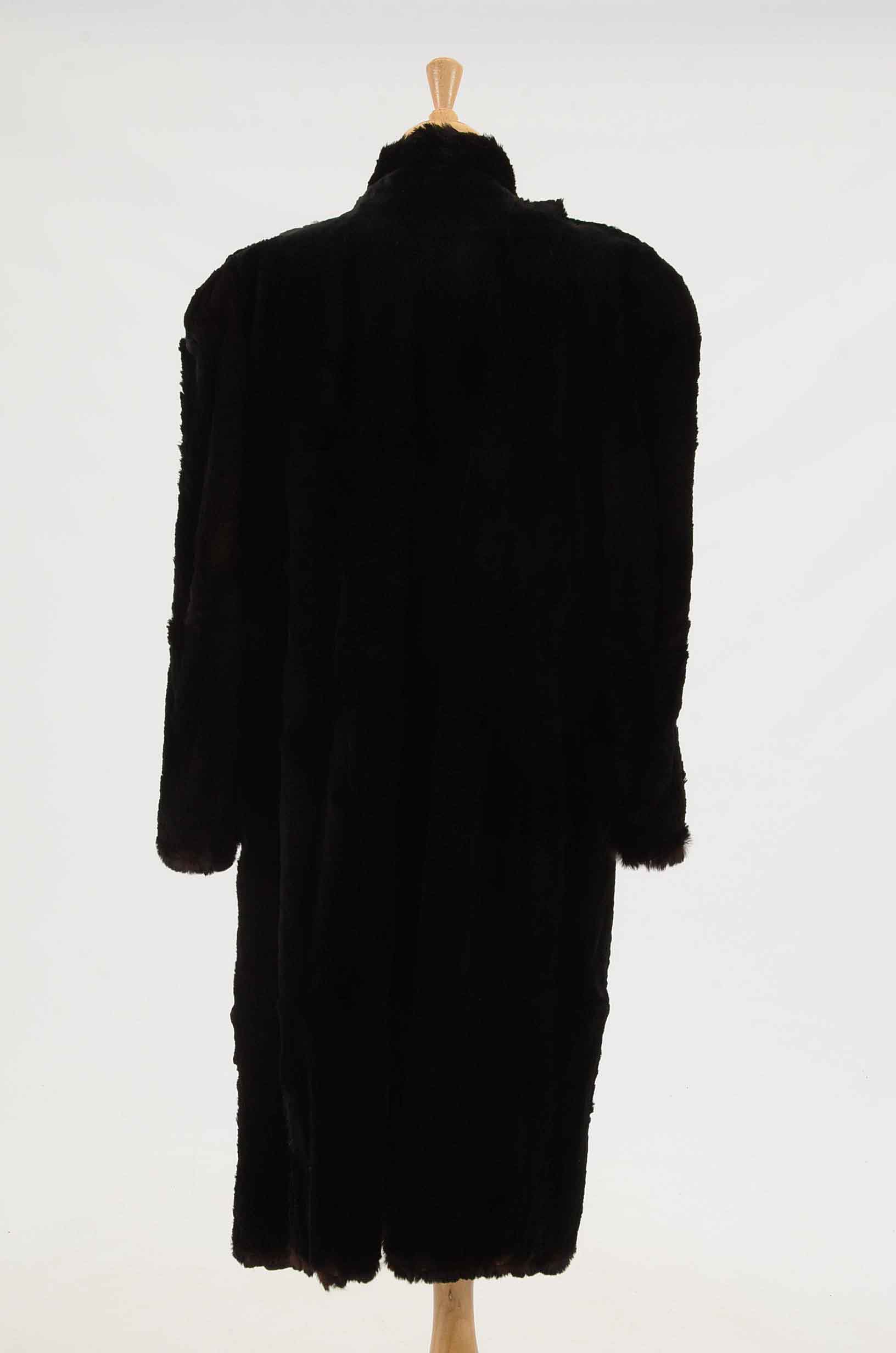 Vintage Dyed Sheared Beaver Fur Coat EBTH