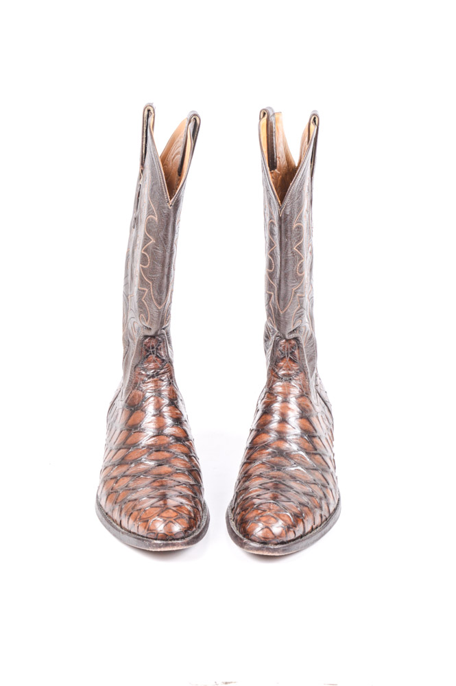 Vintage Cat's Paw Leather Cowboy Boots EBTH