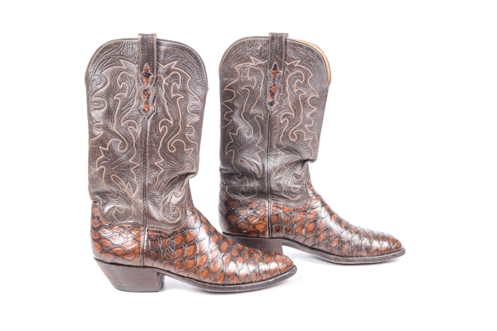 Vintage Cat's Paw Leather Cowboy Boots EBTH