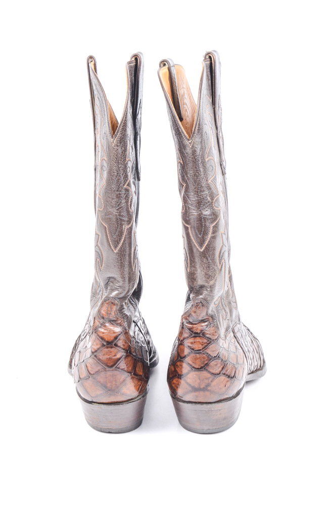 Vintage Cat's Paw Leather Cowboy Boots EBTH