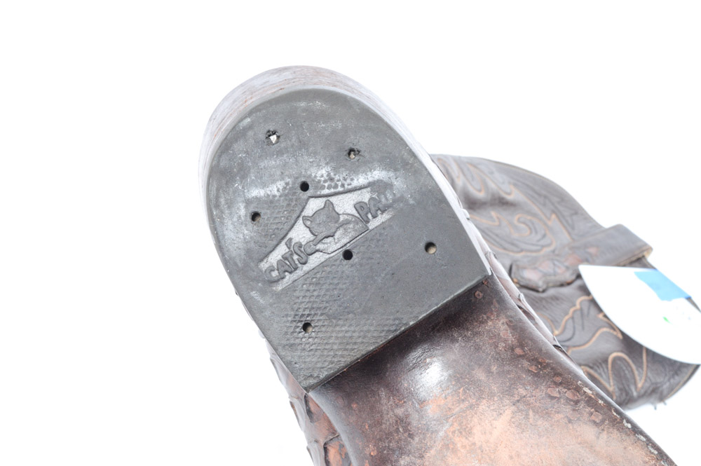 Vintage Cat's Paw Leather Cowboy Boots EBTH