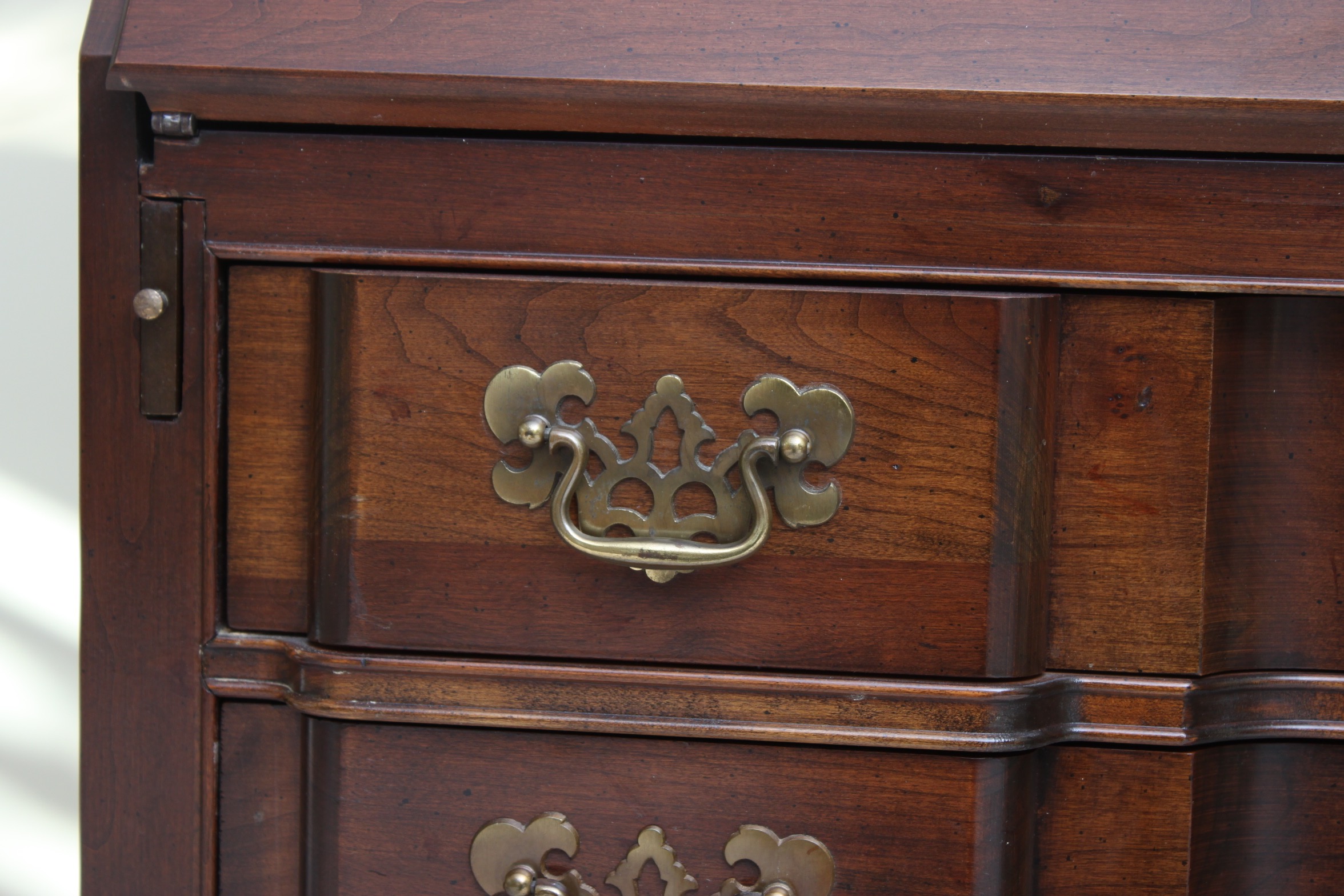 Vintage Colonial Revival Walnut Secretary by Maddox EBTH