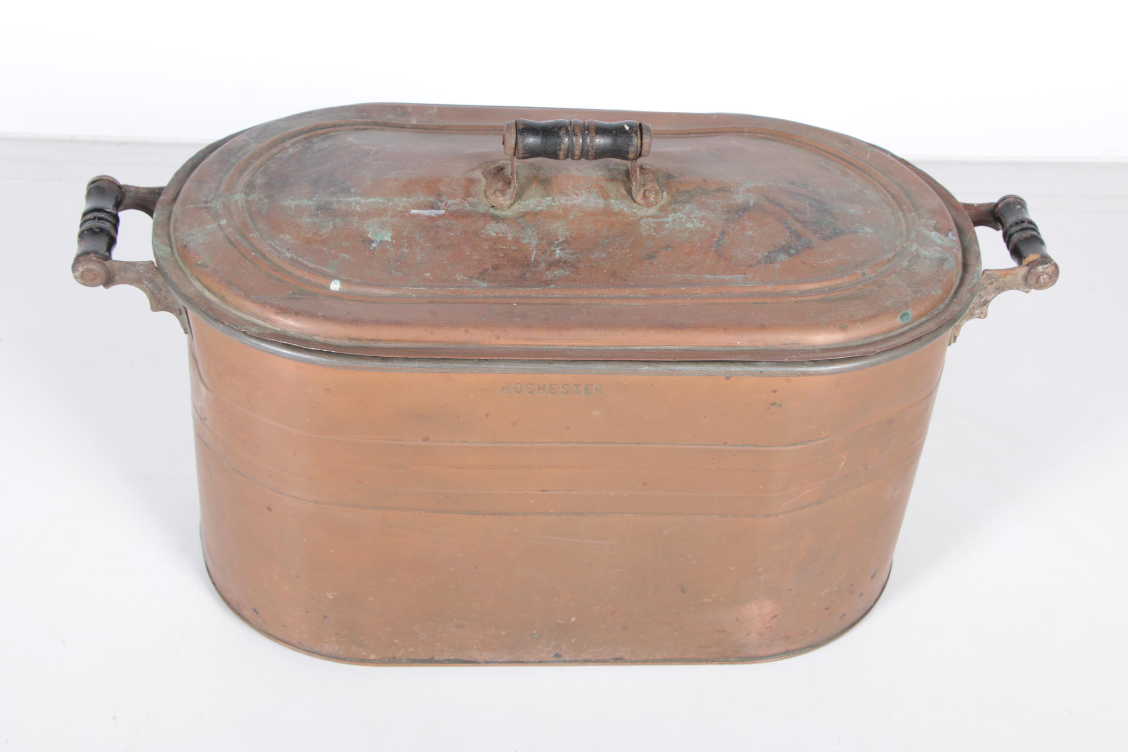 Vintage Rochester Copper Boiler with Lid EBTH