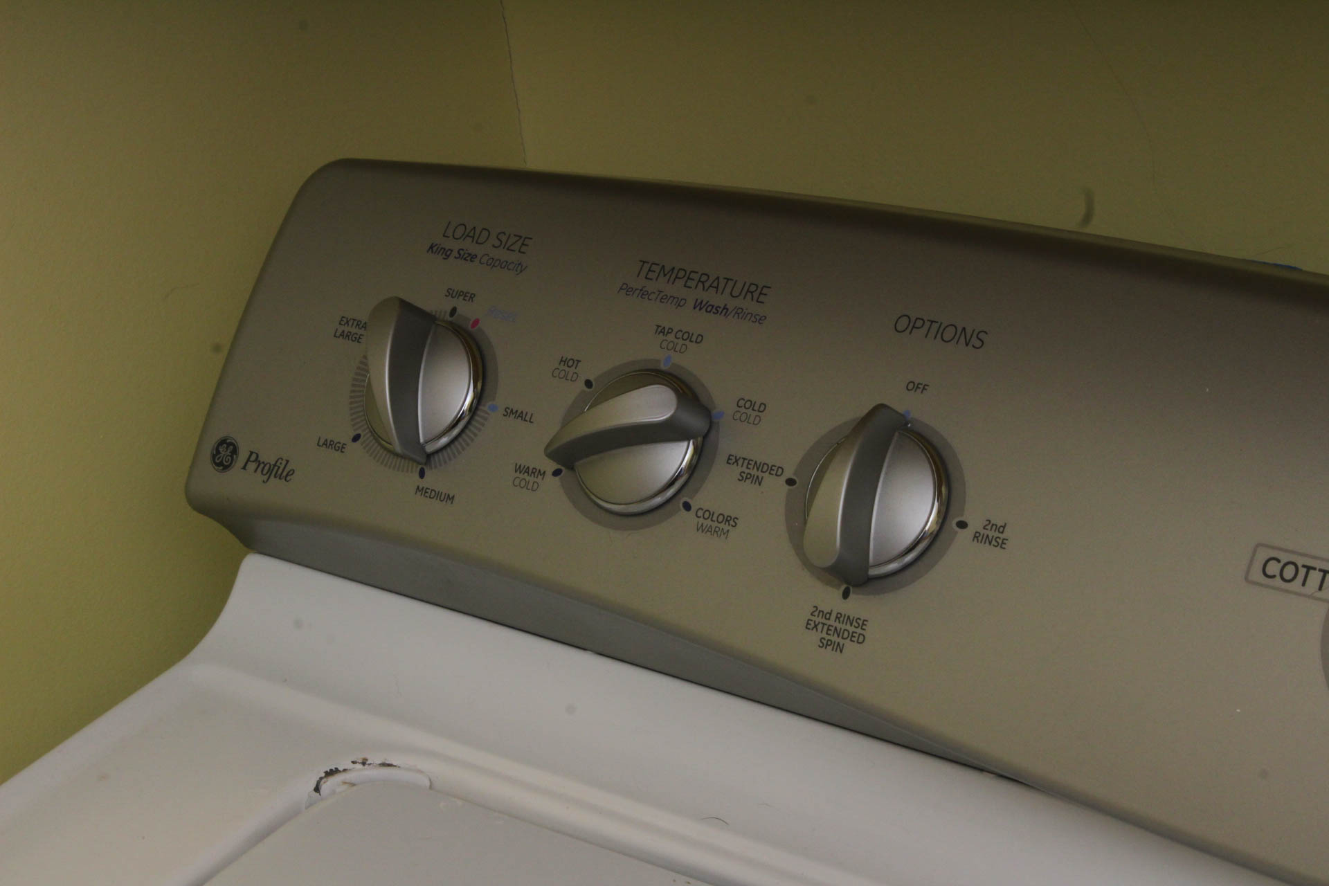 GE Profile 3.5 Cubic Foot Washing Machine EBTH