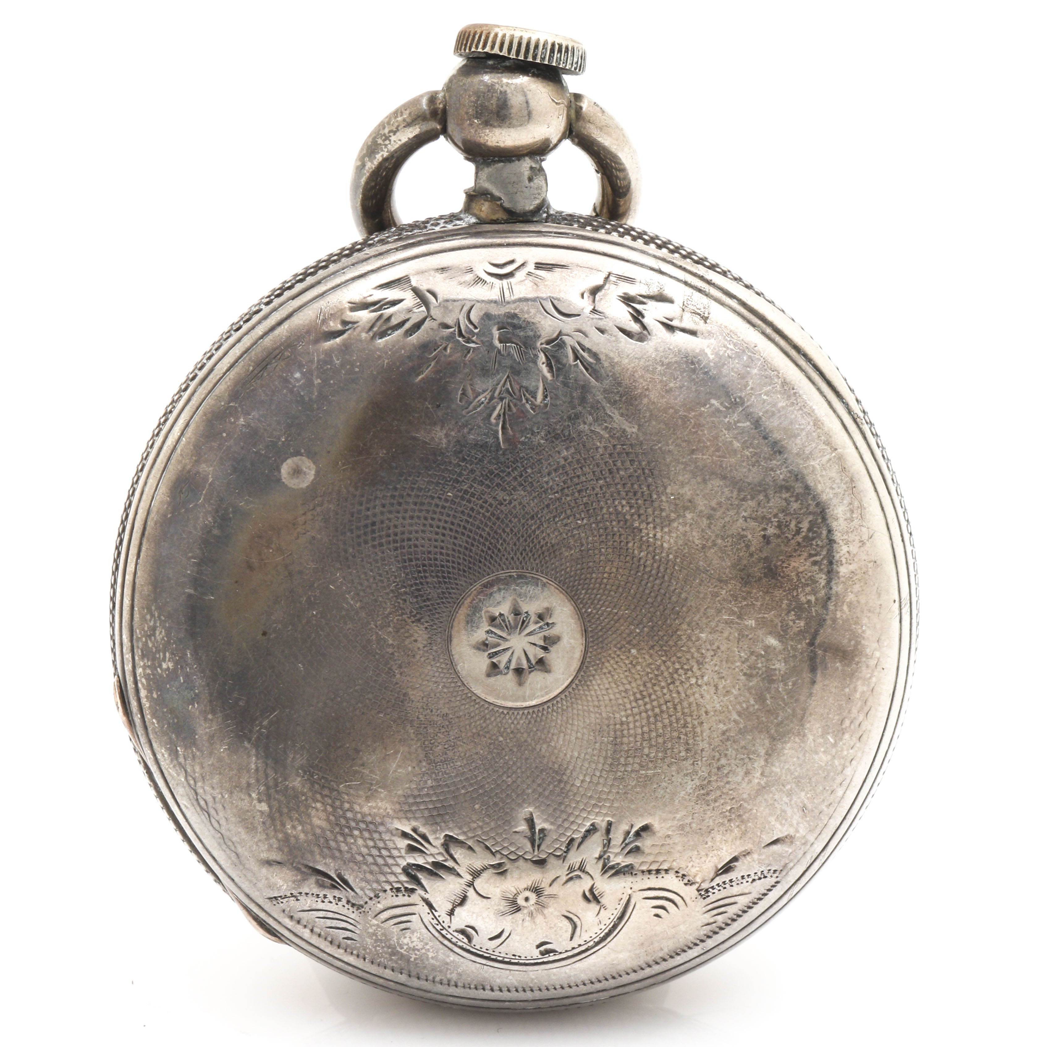 Antique American Watch Co. Coin Silver Pocket Watch EBTH
