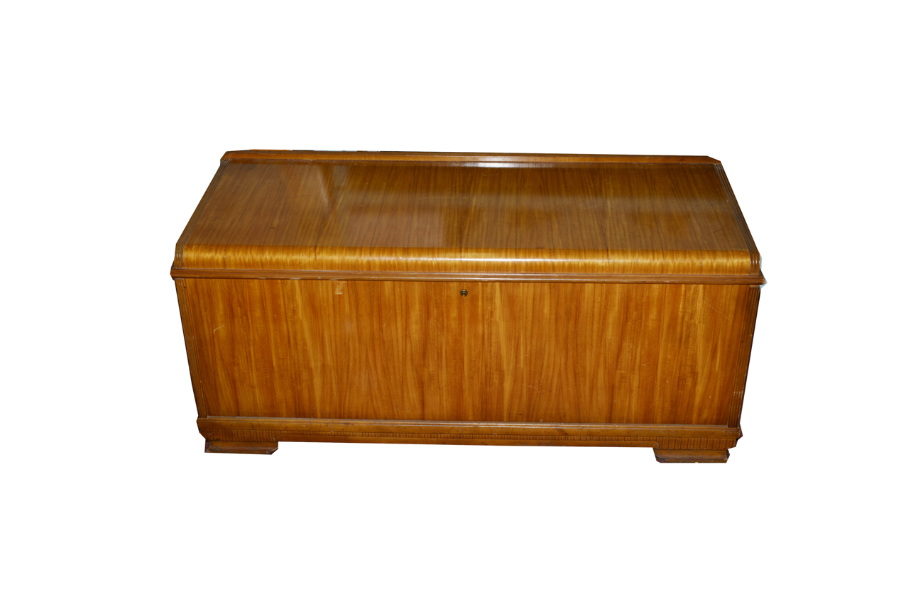 Art Deco Style Waterfall Cedar Chest by Roos Chests EBTH