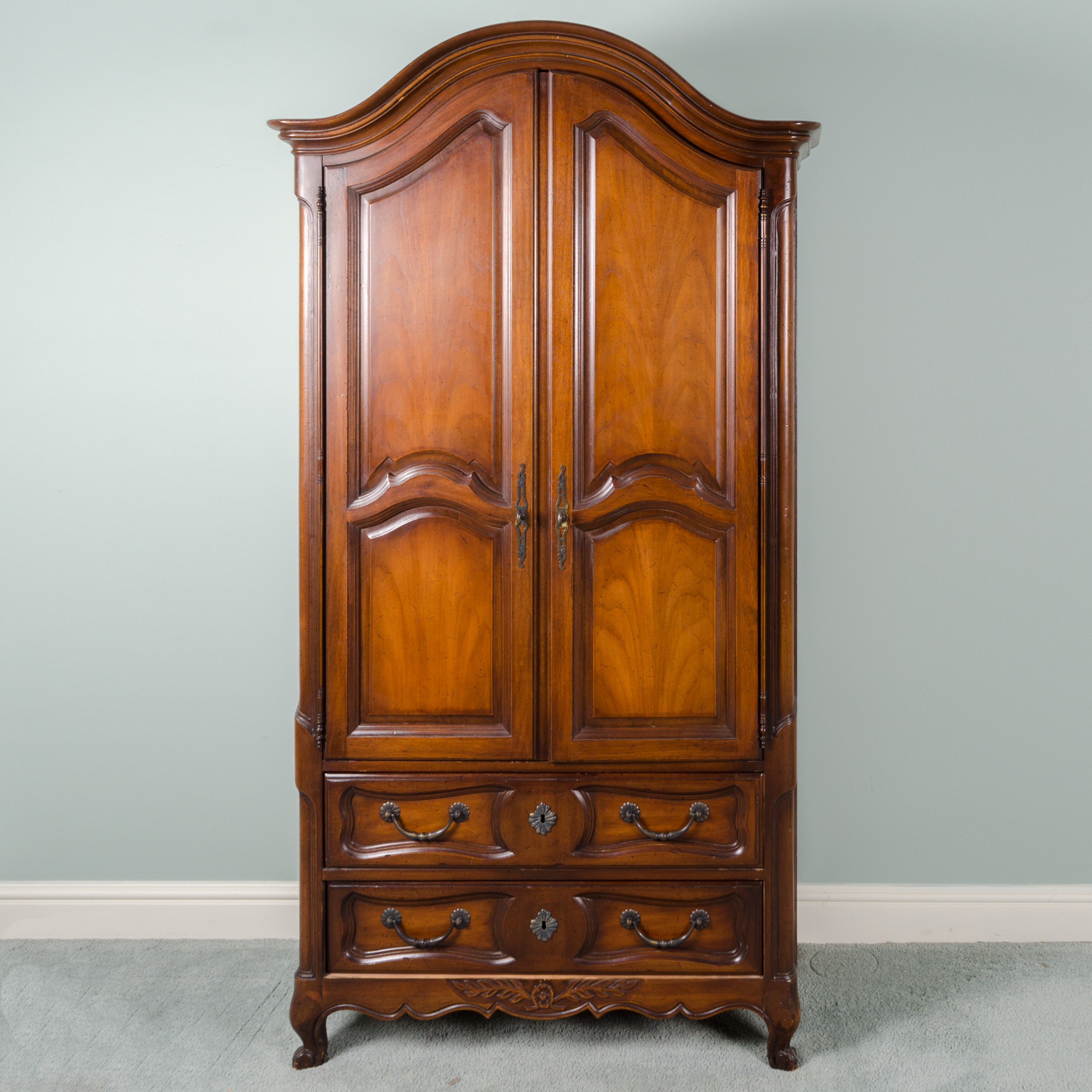 French Provincial Style Wooden Armoire by Drexel EBTH