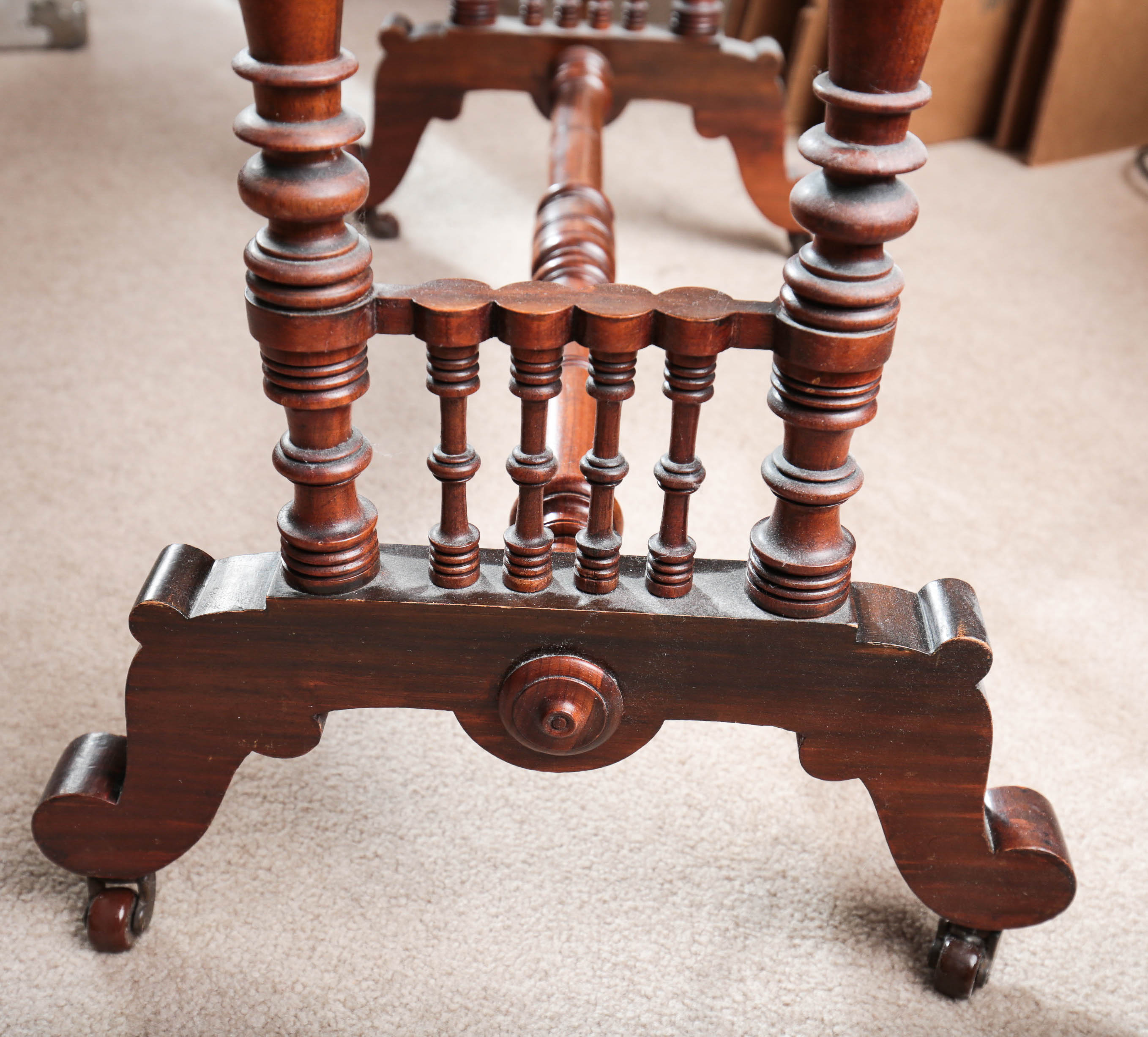 Antique Victorian Sofa Table EBTH