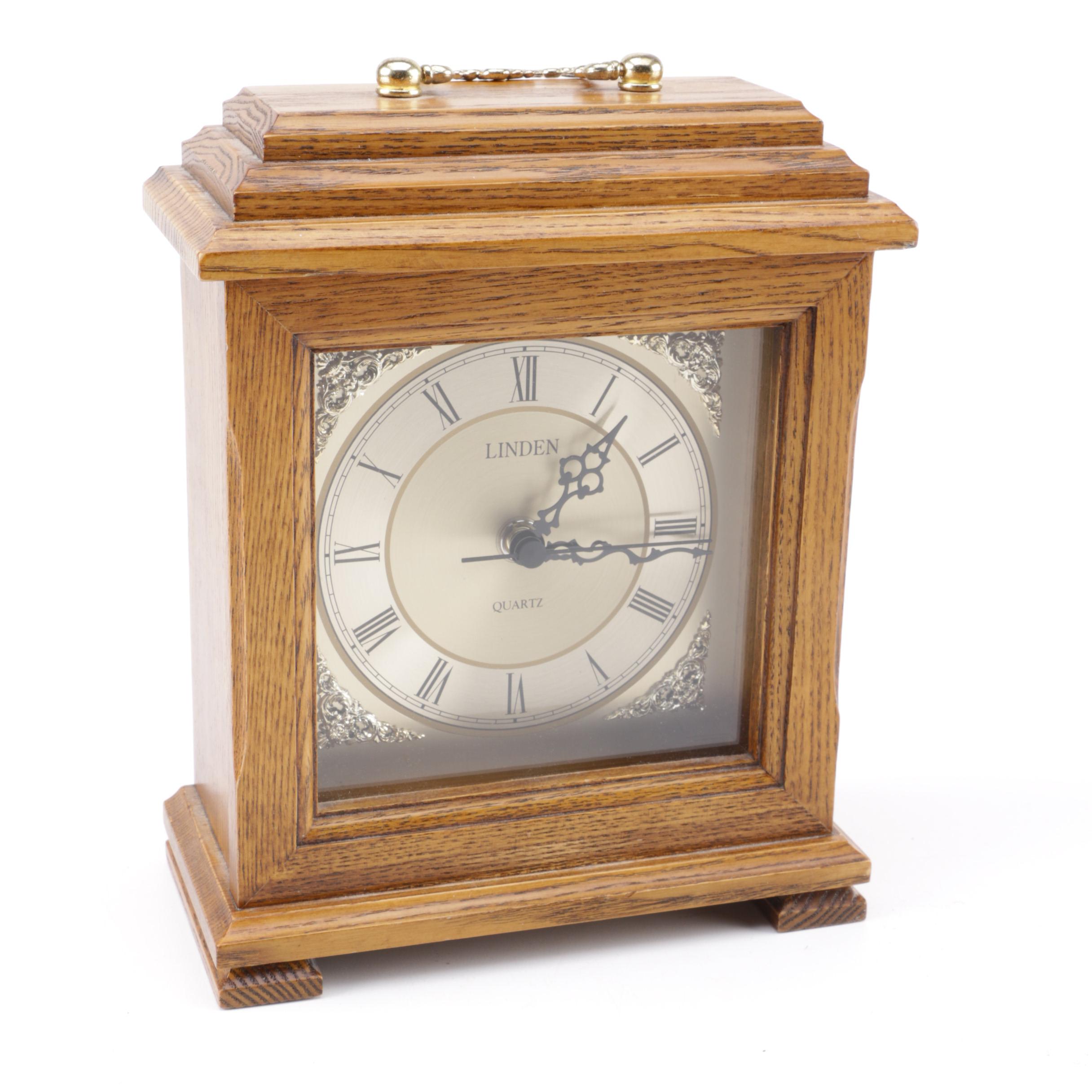 Linden Quartz Mantel Clock EBTH