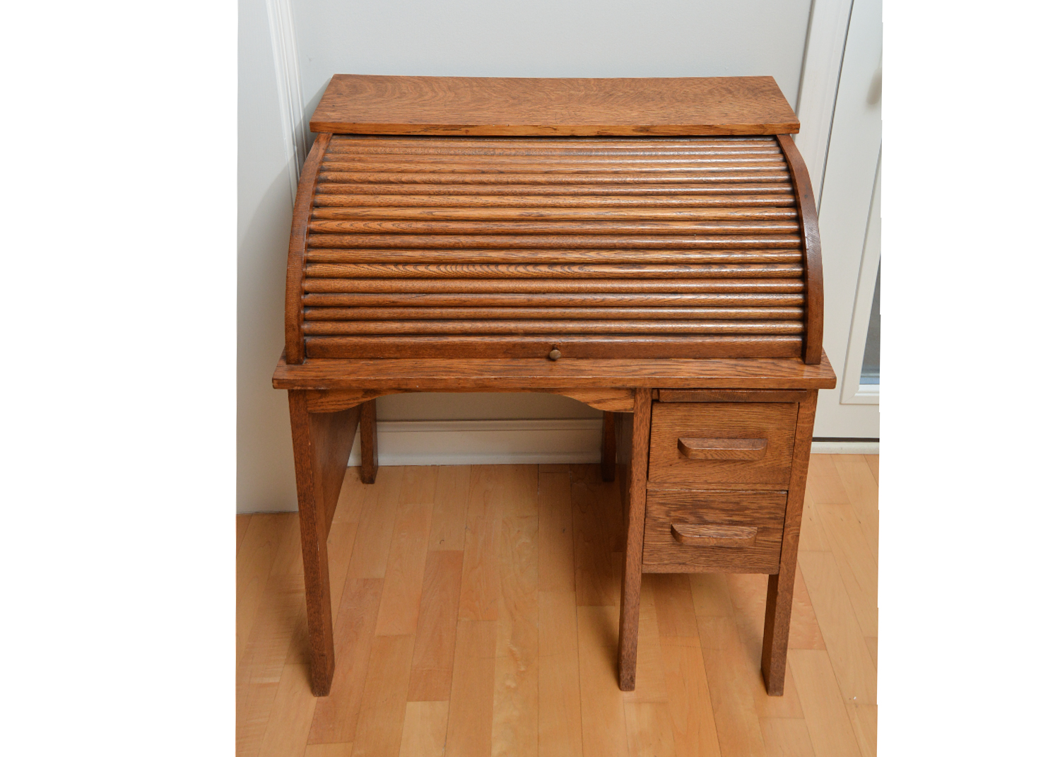 Antique Oak RollTop Desk and Chair EBTH