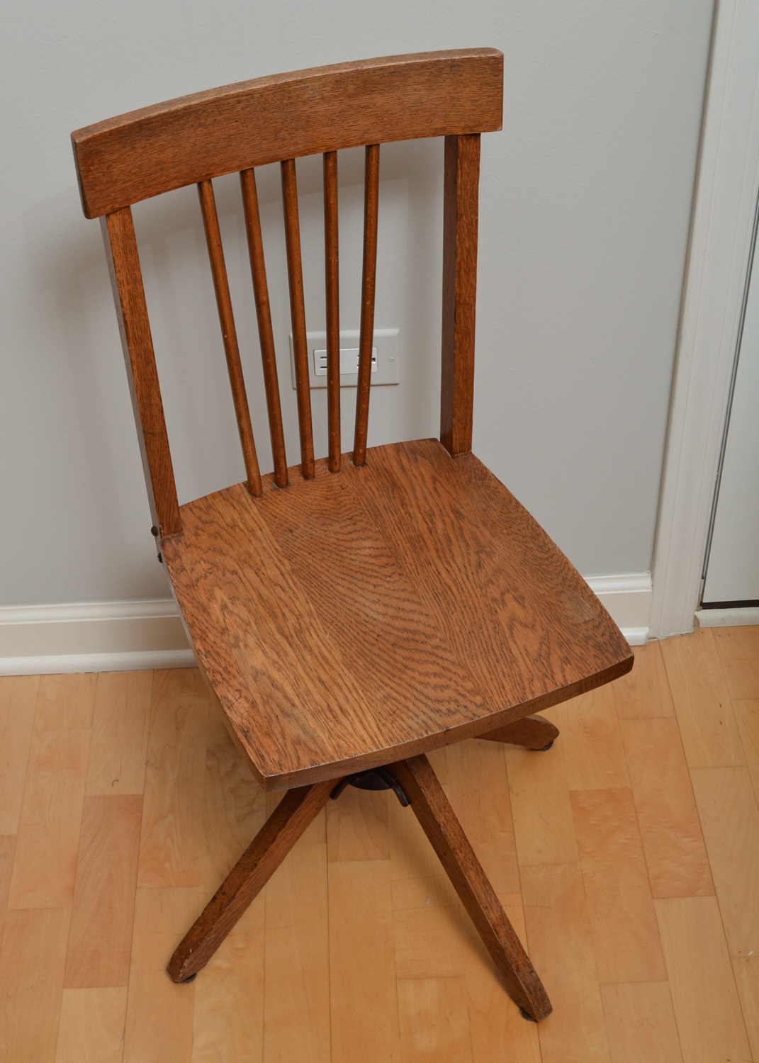 Antique Oak RollTop Desk and Chair EBTH