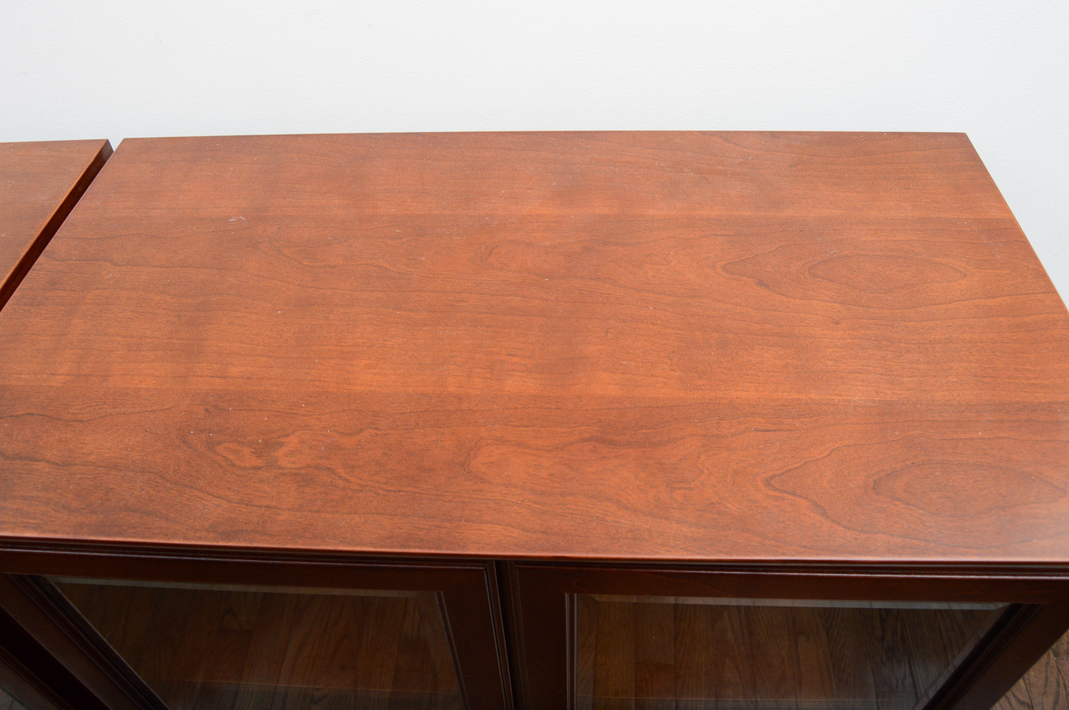 Bombay Company Wood and Glass Bookcase EBTH