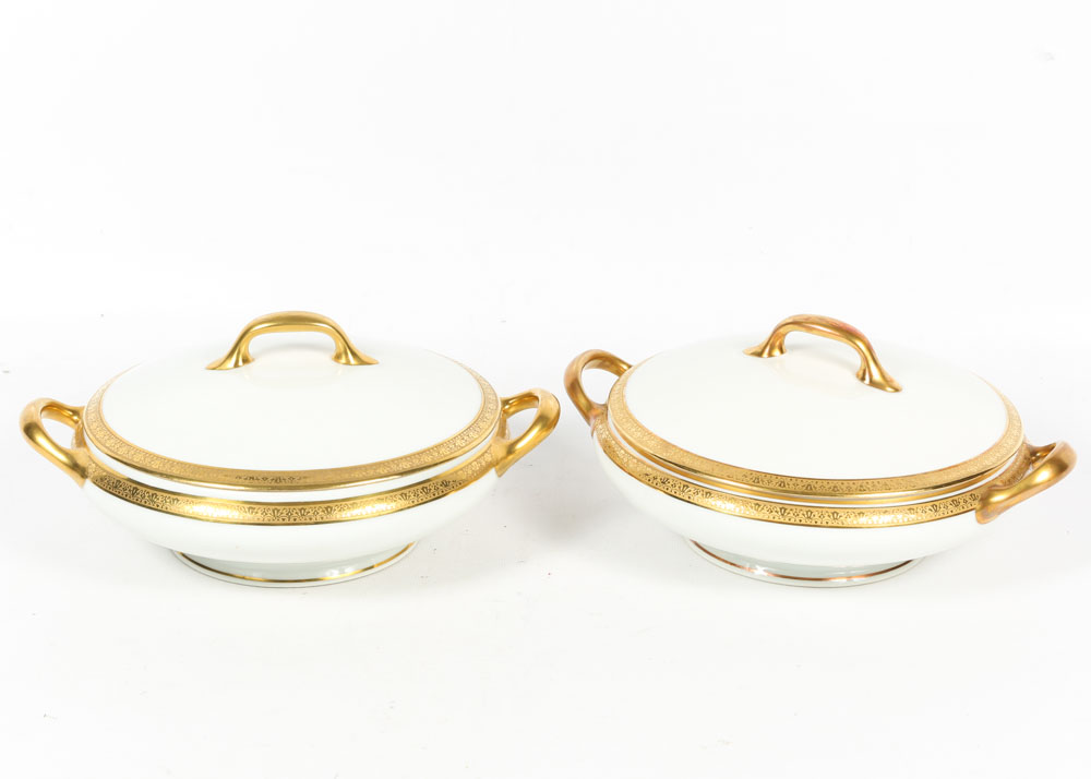 elite-works-limoges-porcelain-dinnerware-ebth