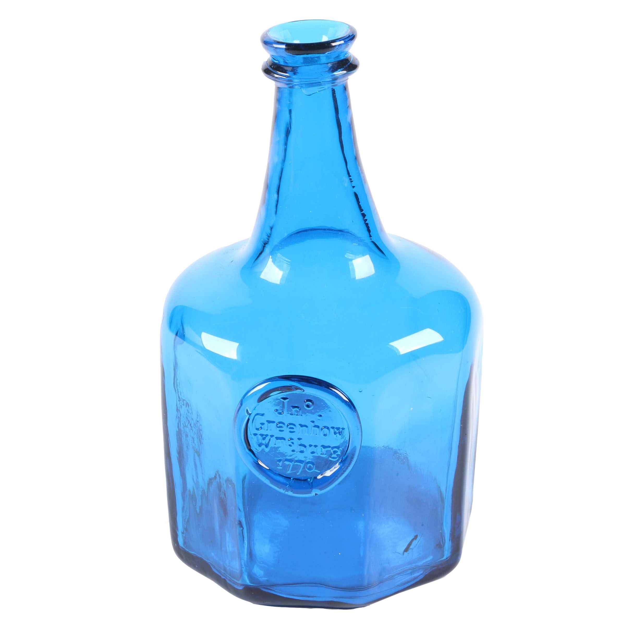 Vintage Replica Colonial Blue Bottle EBTH